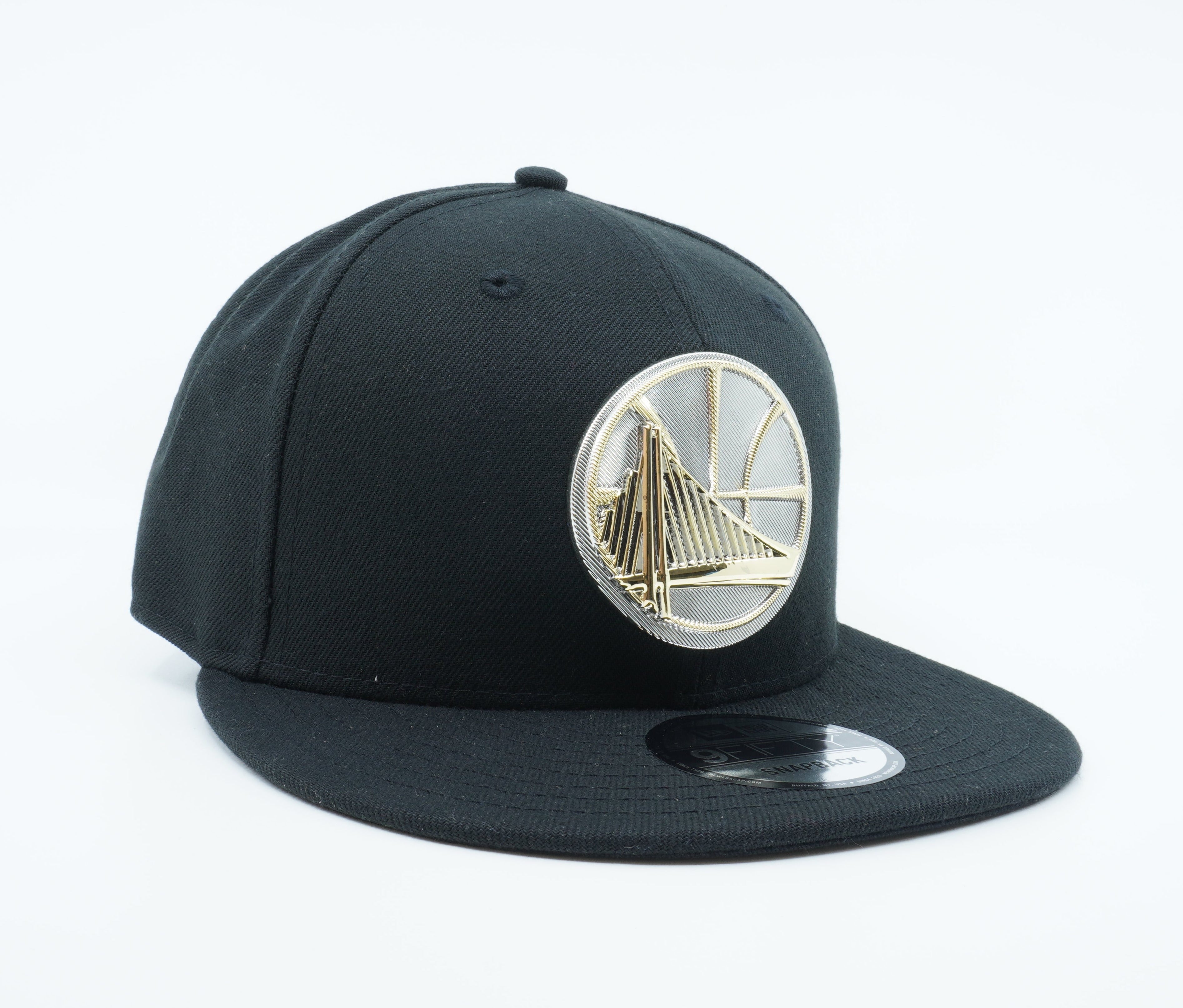 [80643838] Mens New Era NBA GSW Warriors Team Crest Logo 9Fifty Snapback