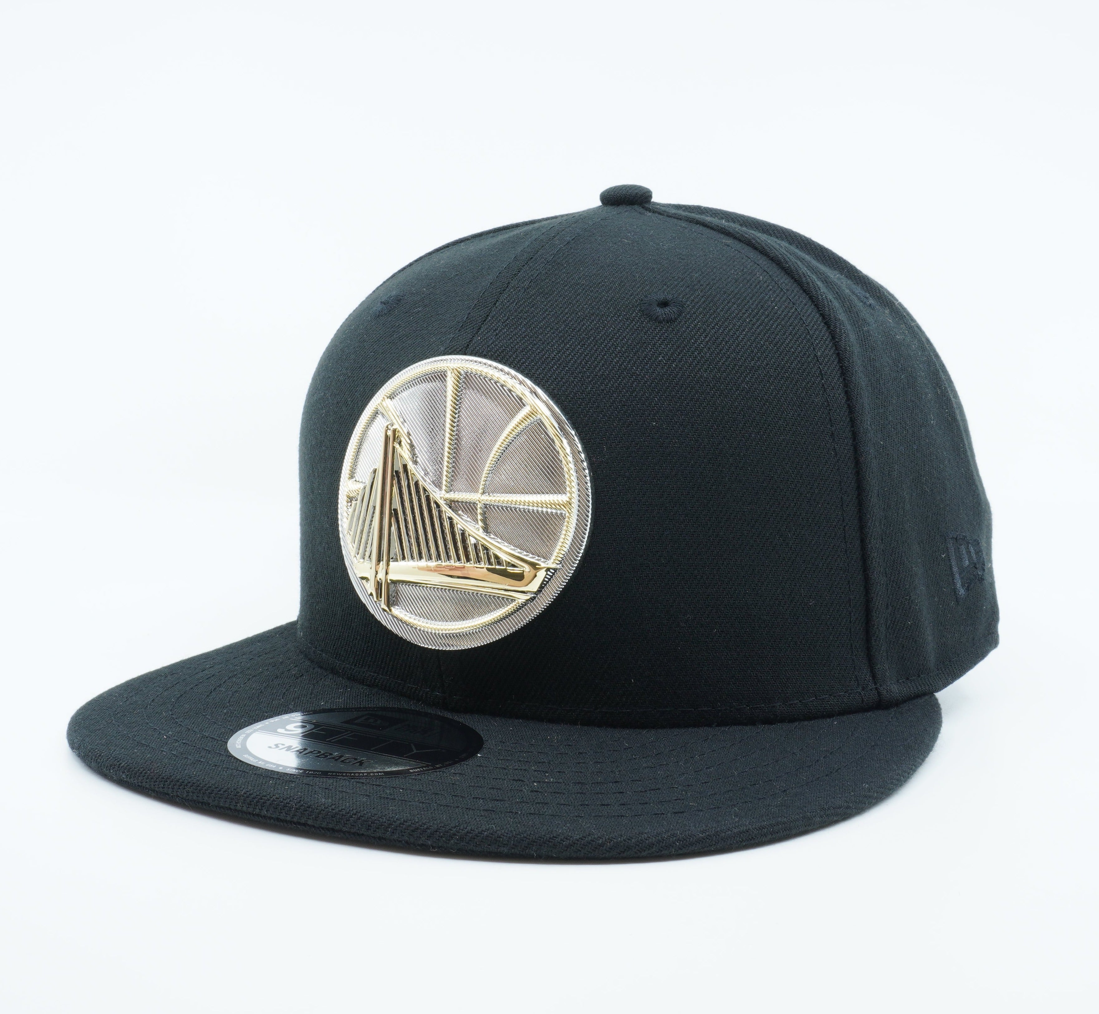 [80643838] Mens New Era NBA GSW Warriors Team Crest Logo 9Fifty Snapback