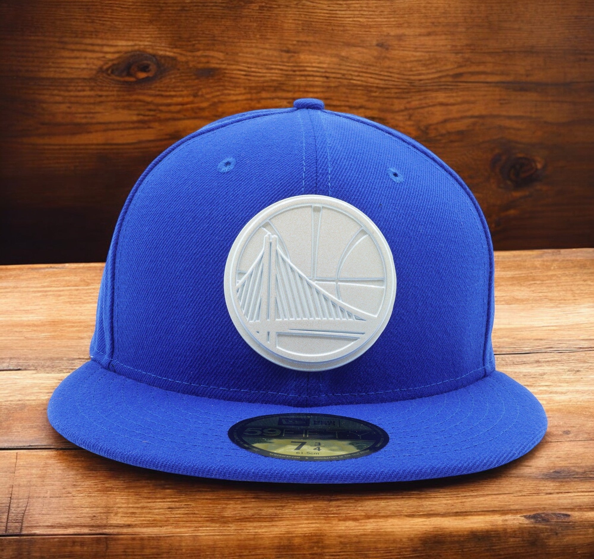 [80529553] Mens New Era NBA Golden State Warriors Polished Logo 59Fifty Fitted