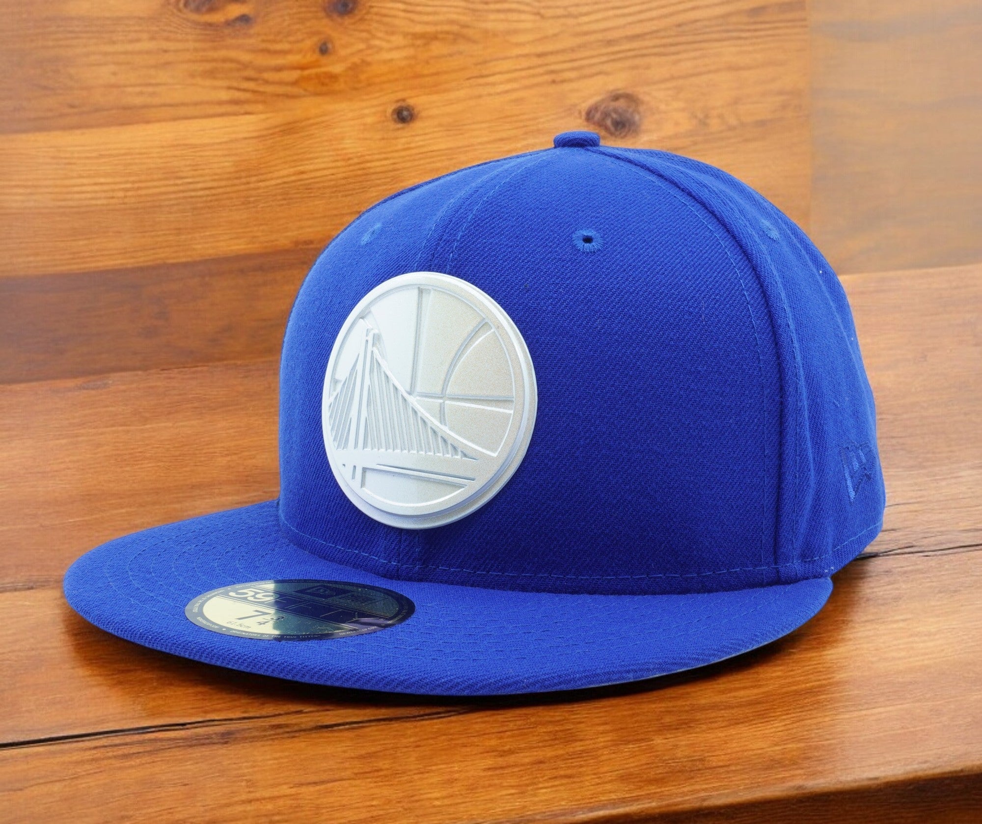 [80529553] Mens New Era NBA Golden State Warriors Polished Logo 59Fifty Fitted