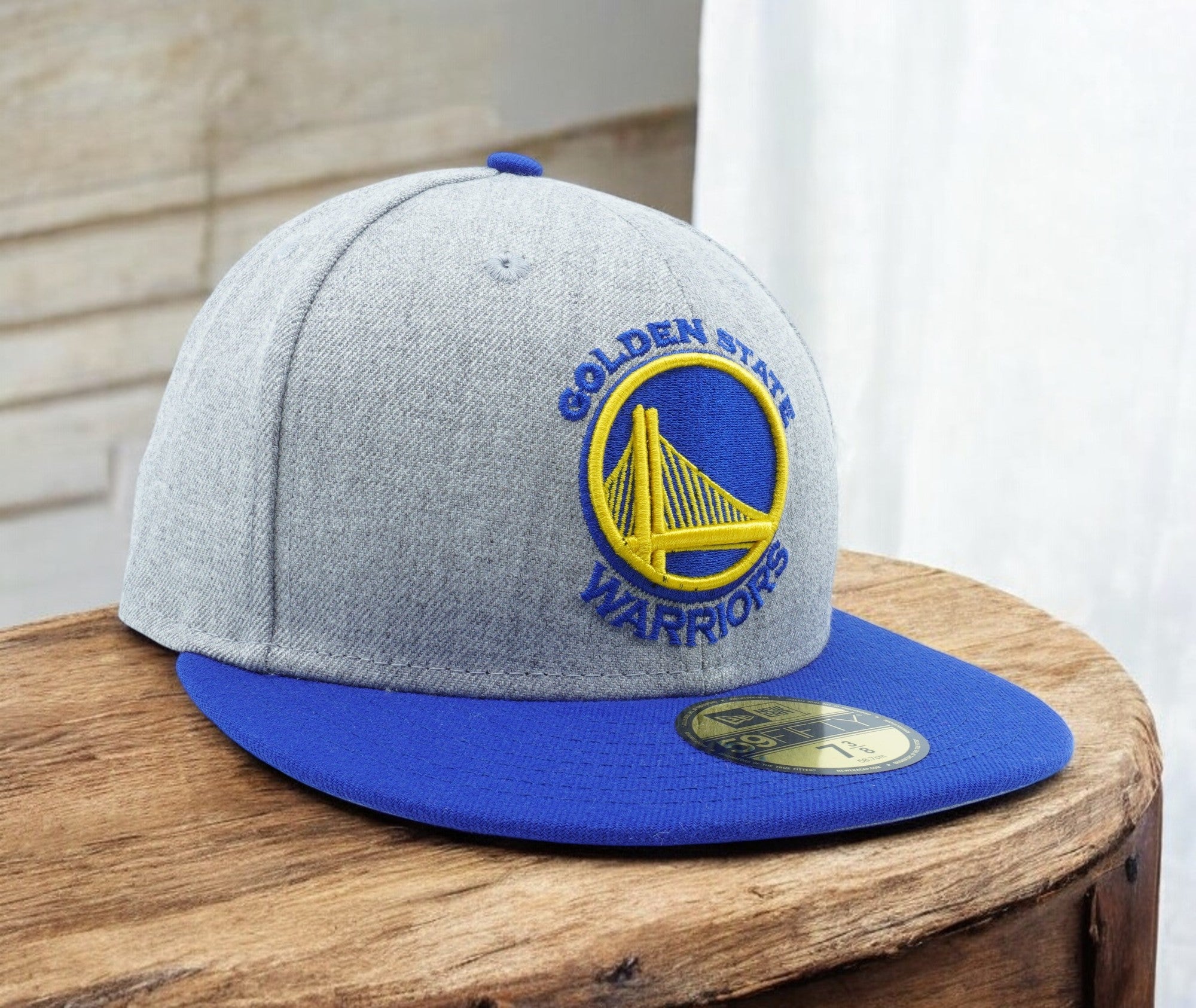 [80440581] Mens New Era NBA Golden State Warriors Heather Action 59Fifty Fitted