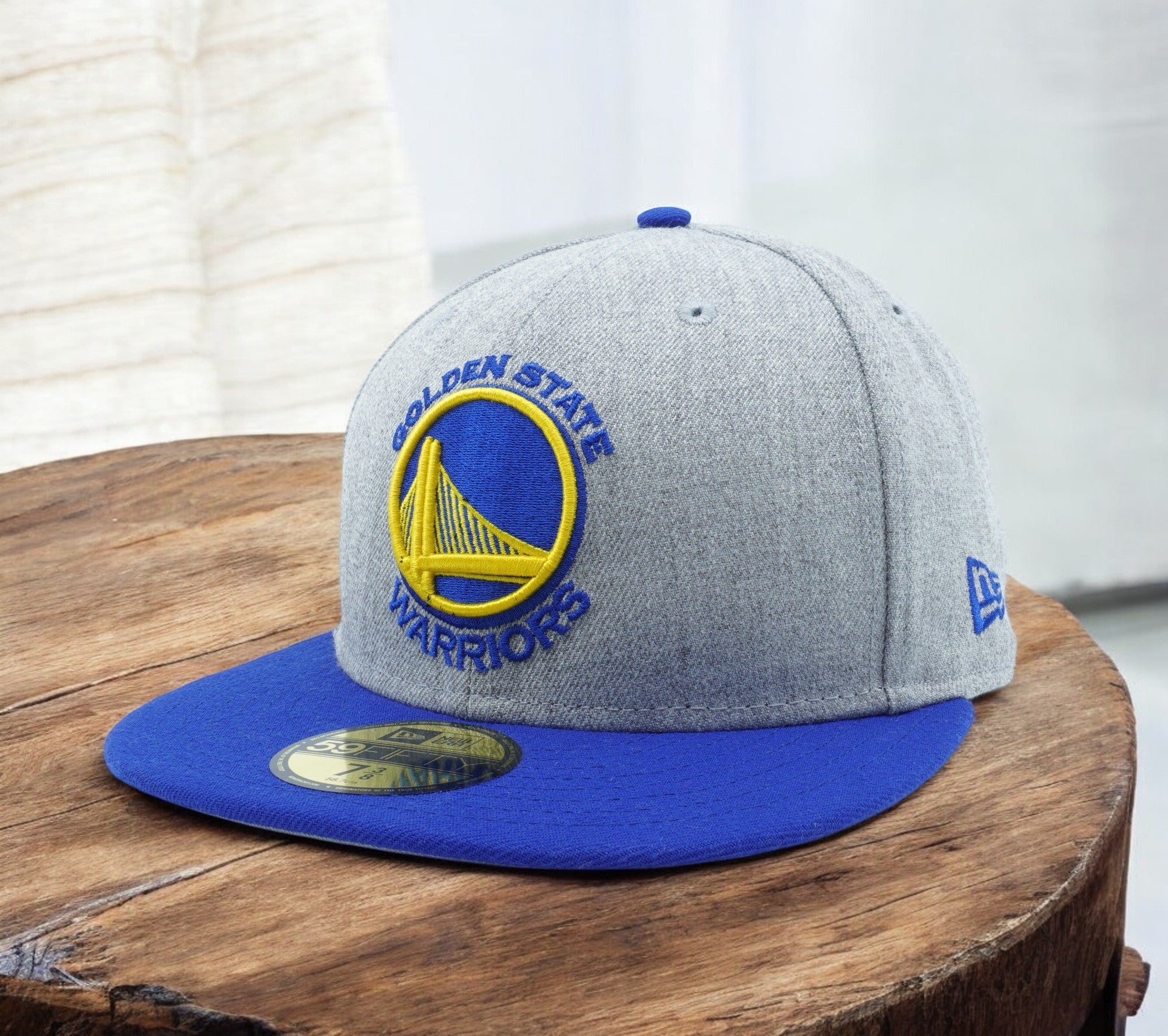 [80440581] Mens New Era NBA Golden State Warriors Heather Action 59Fifty Fitted