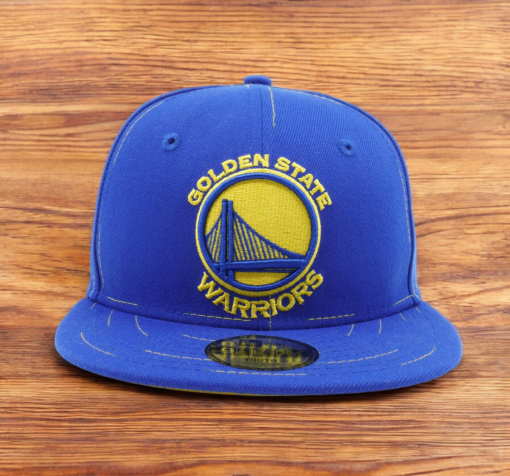 [11821224] Youth New Era NBA Golden State Warriors Savvy Stitch 9Fifty Snapback