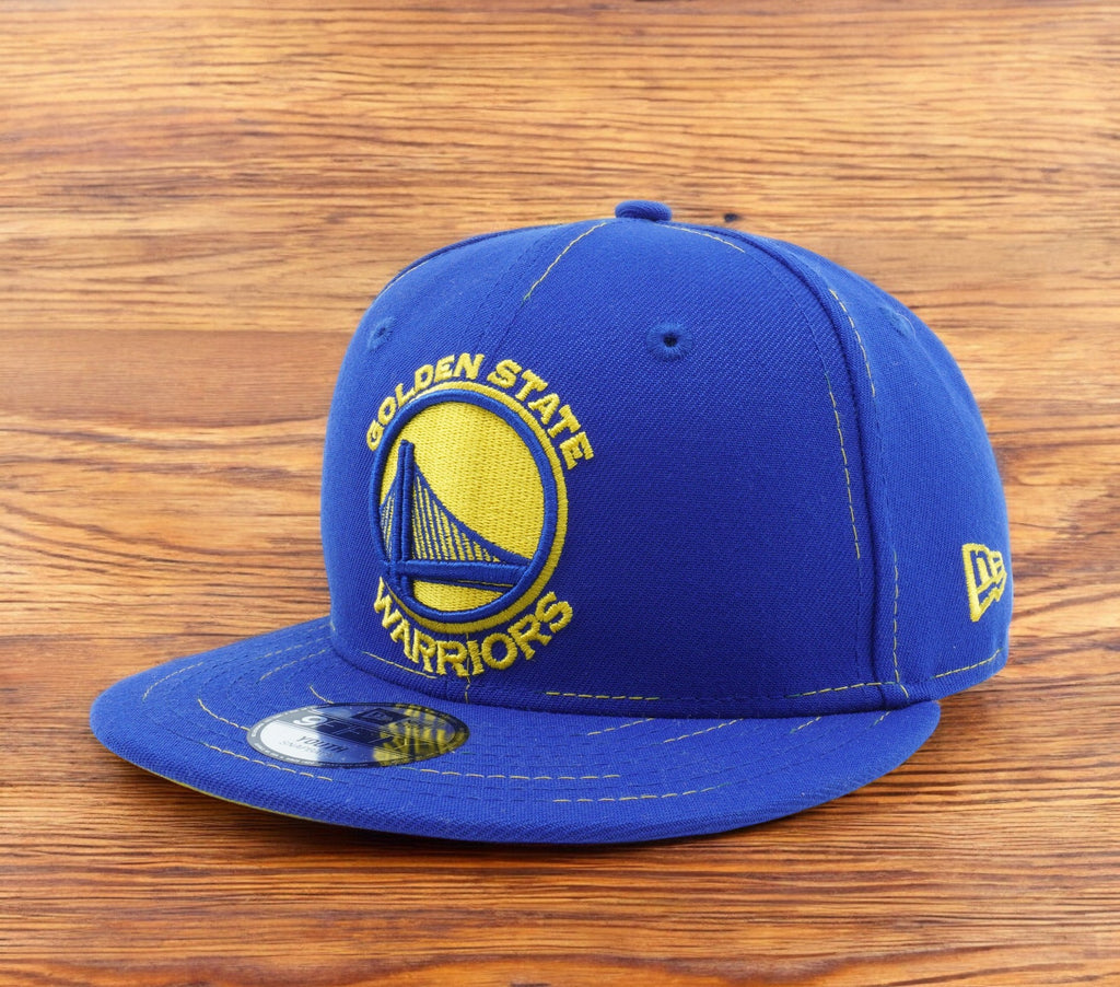 [11821224] Youth New Era NBA Golden State Warriors Savvy Stitch 9Fifty Snapback