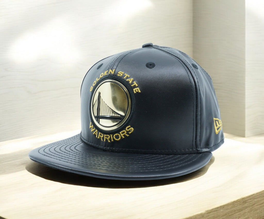 [11380258] Mens New Era NBA Golden State Warriors Team Beveled 59Fifty Fitted