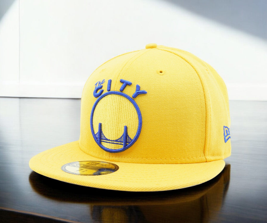 [80205428] Mens New Era NBA Golden State Warriors Classic Wool 59Fifty Fitted