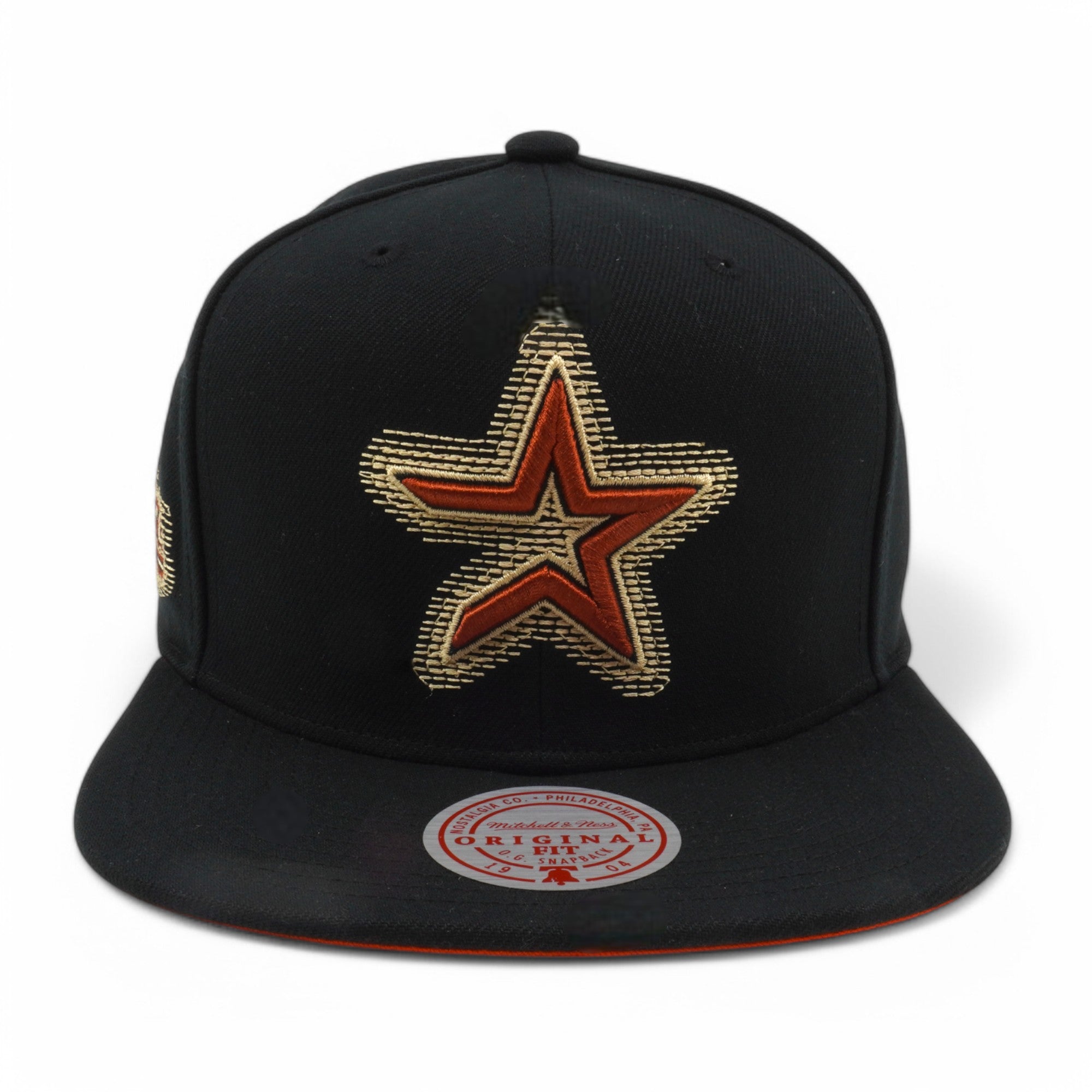 Mens Mitchell & Ness MLB BLURRED VISION SNAPBACK COOP ASTROS
