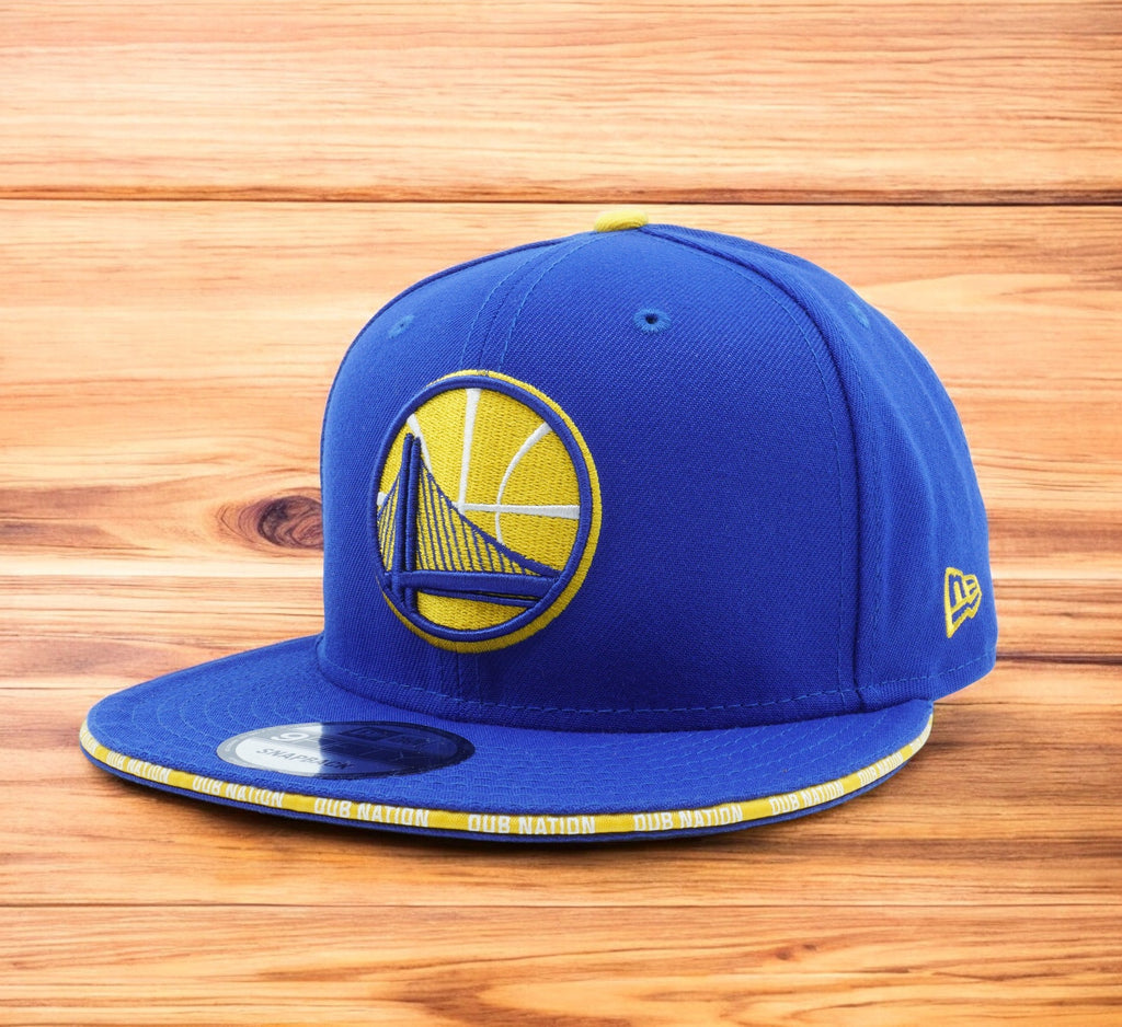 [11822802] Mens New Era NBA Golden State Warriors Call Out Trim 9Fifty Snapback