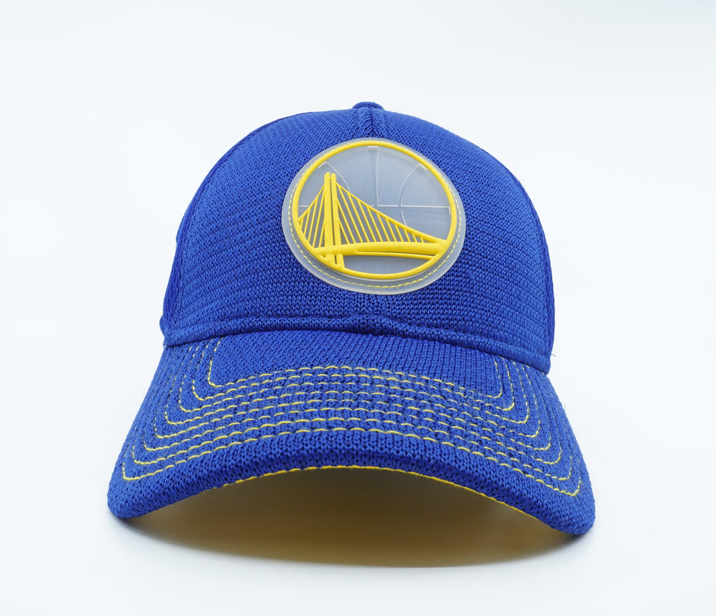 [11527182] Mens New Era NBA Golden State Warriors 2018 Rubber Logo 39Thirty