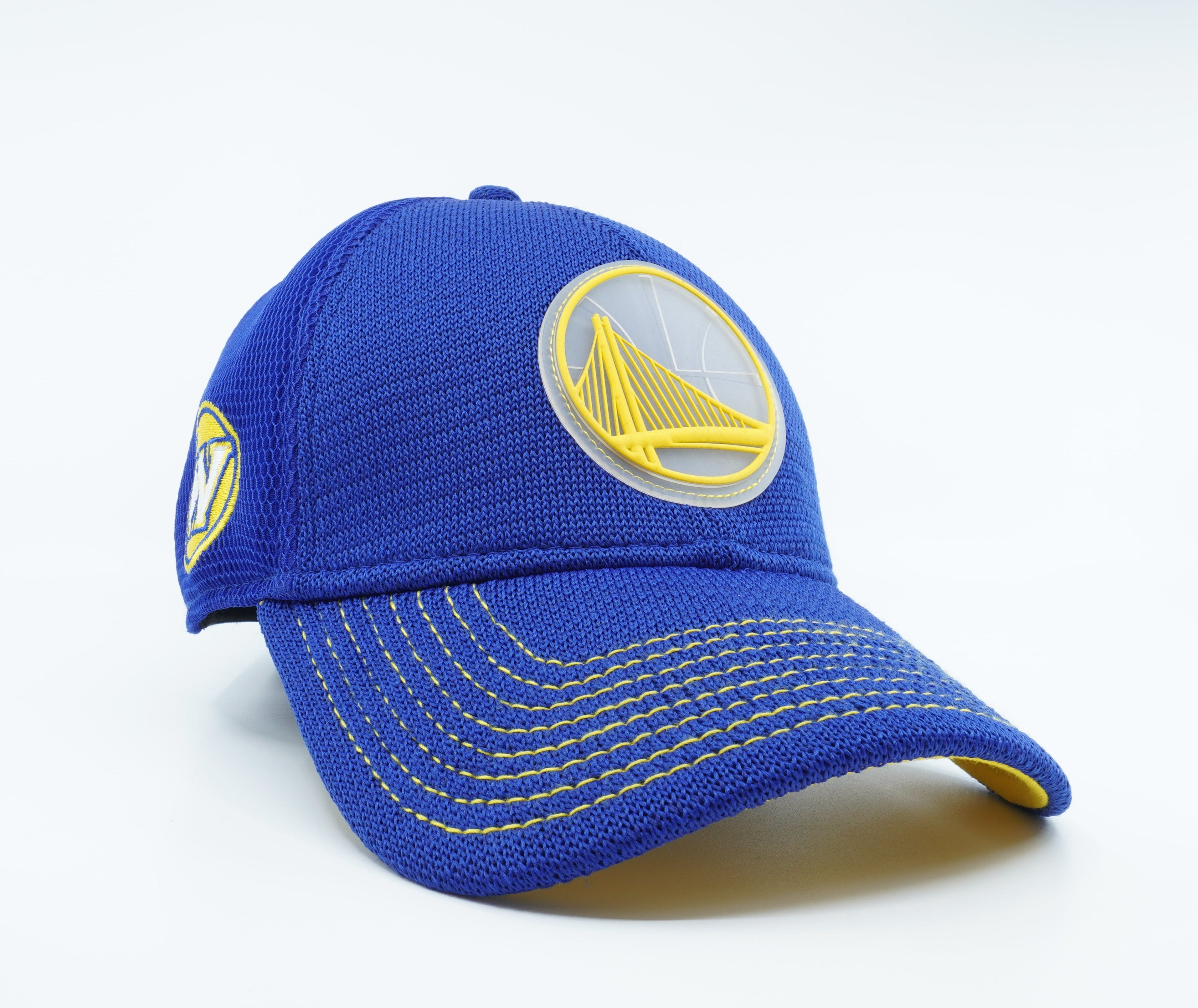 [11527182] Mens New Era NBA Golden State Warriors 2018 Rubber Logo 39Thirty
