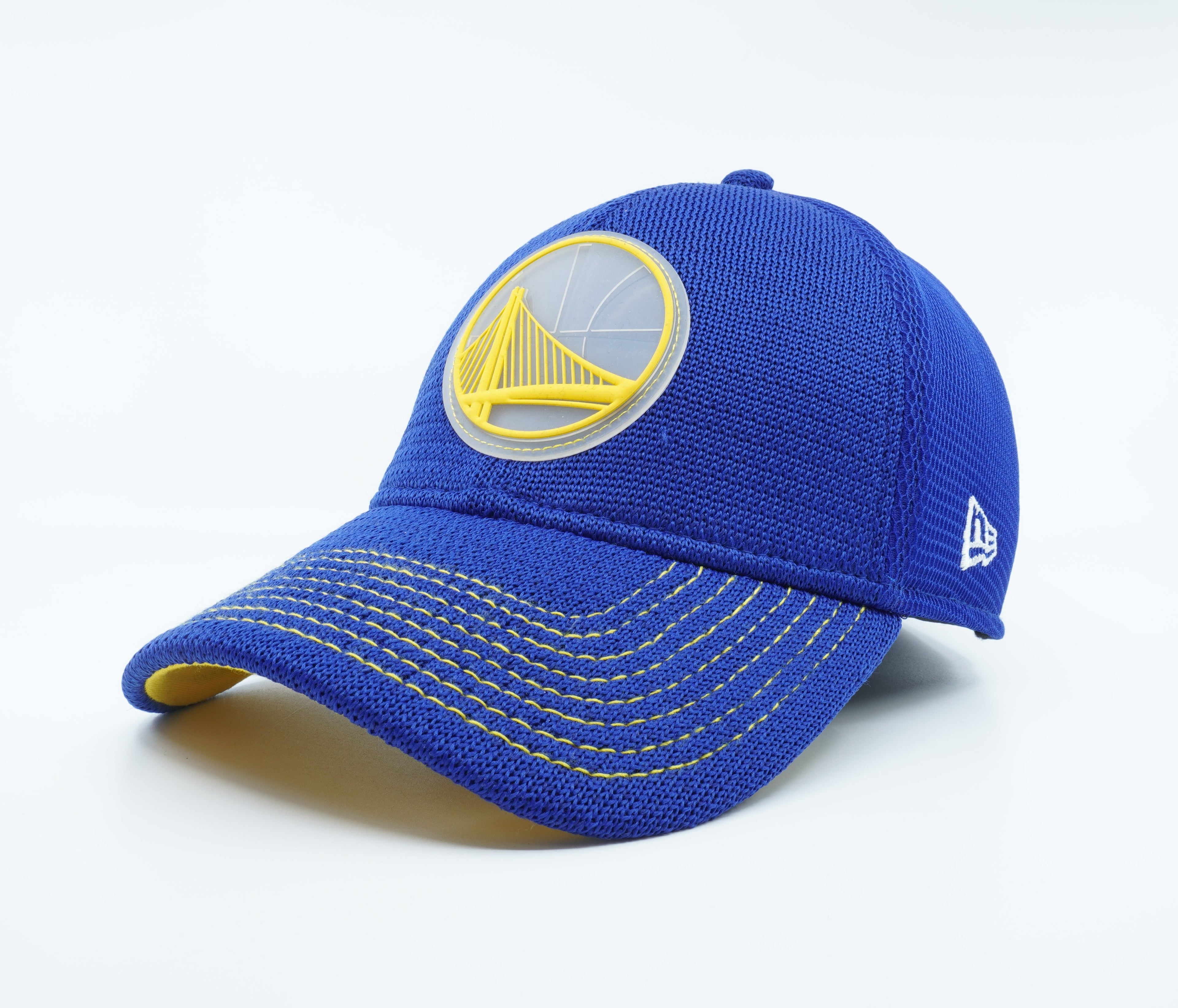 [11527182] Mens New Era NBA Golden State Warriors 2018 Rubber Logo 39Thirty
