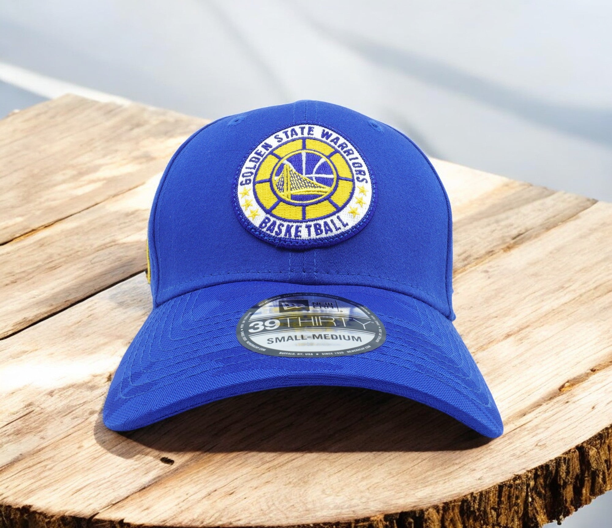 [11791200] Mens New Era NBA GS WARRIORS 3930 STRETCH FIT 'TIPOFF SERIES' - BLUE