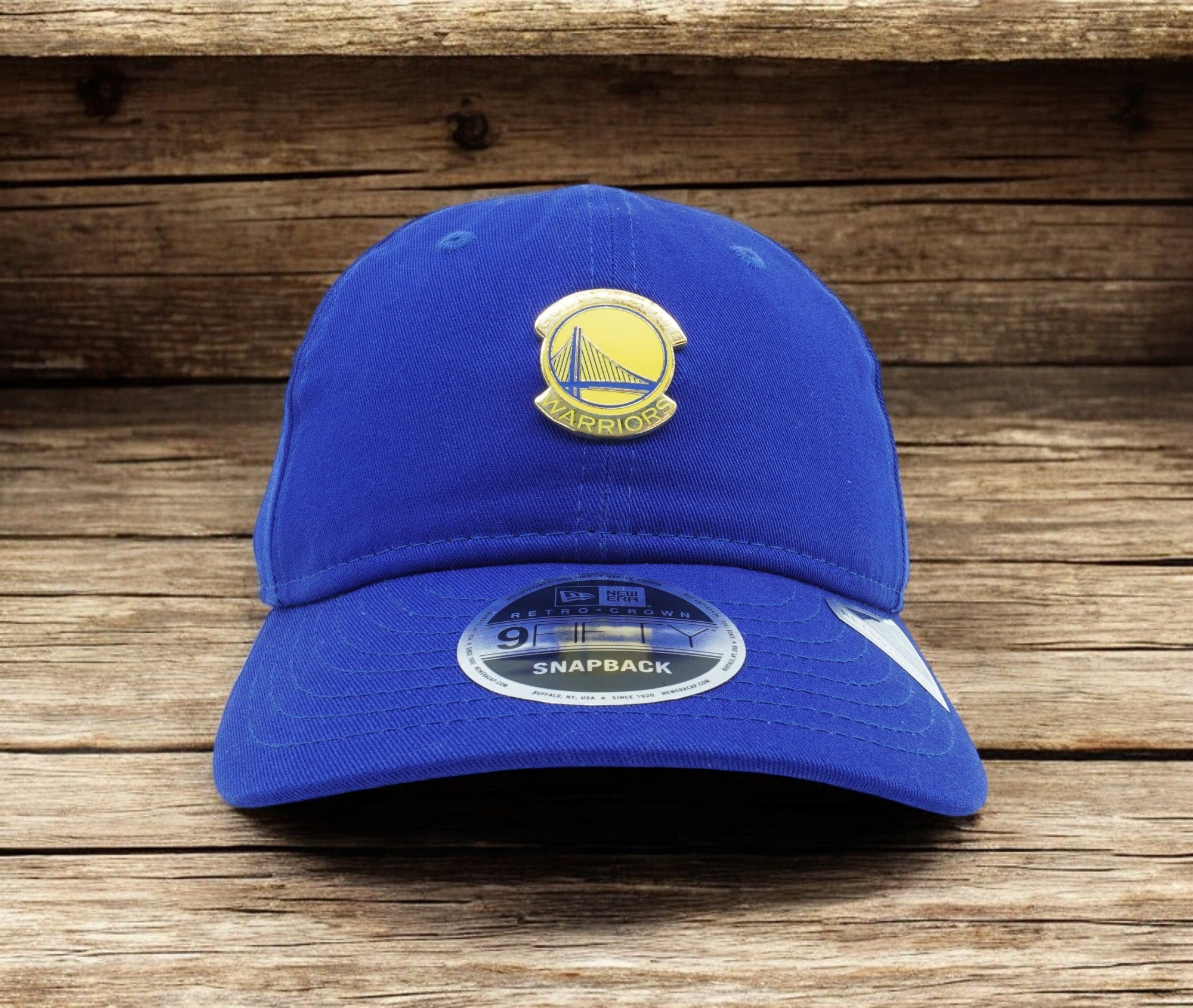 [80602563] Mens New Era NBA GSW Warriors Badged Fan Retro 9Fifty Snapback