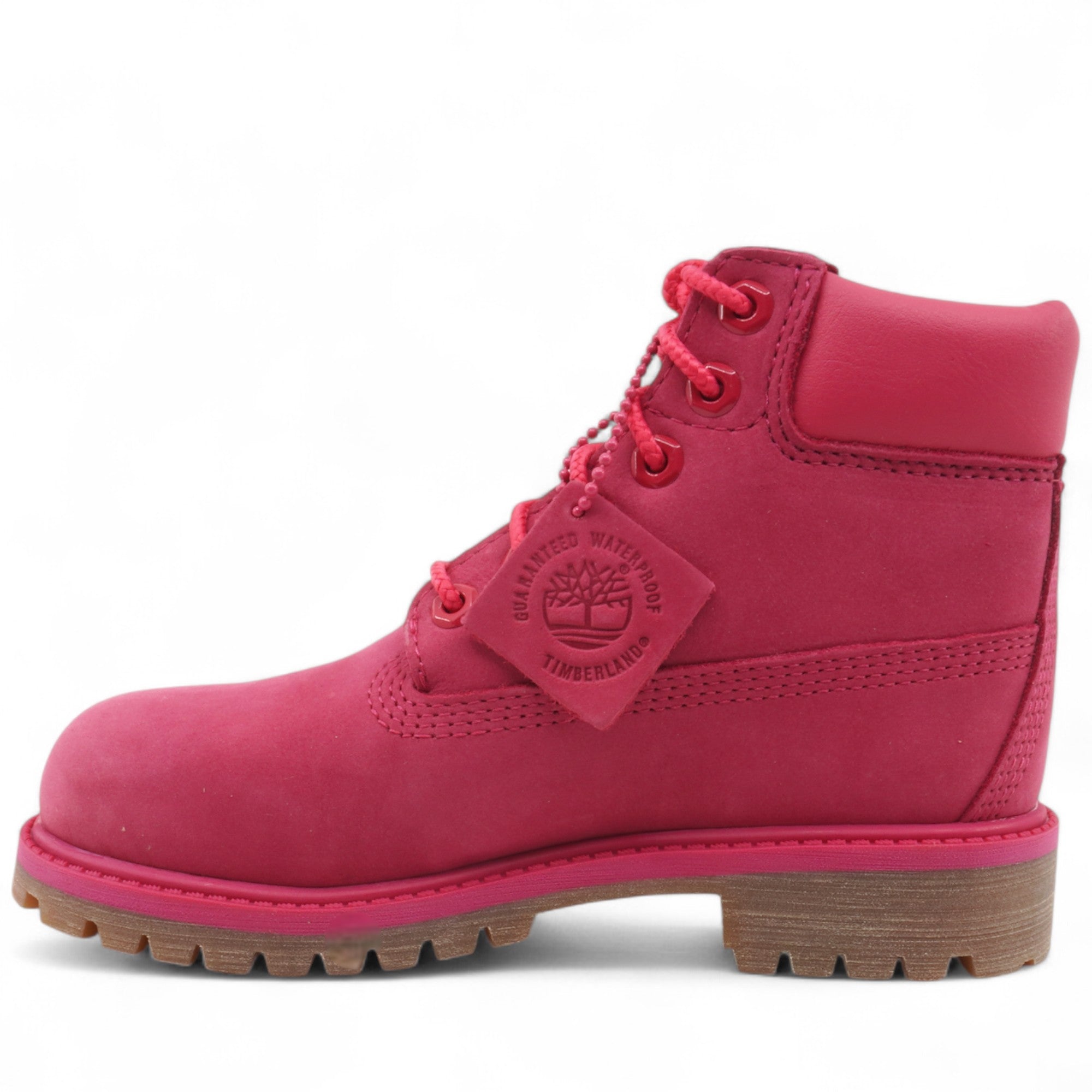 [TB0A1J8MH62] Preschool Timberland 6 INCH PREMIUM YOUTH 'PINK RED ROSE'