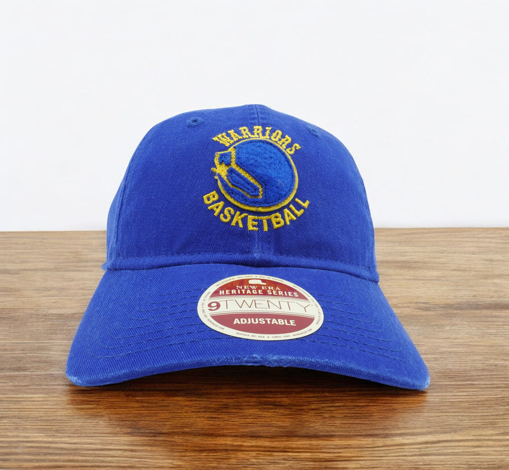 [11799004] Mens New Era NBA GSW Warriors Rugged Patcher 9Twenty Strapback