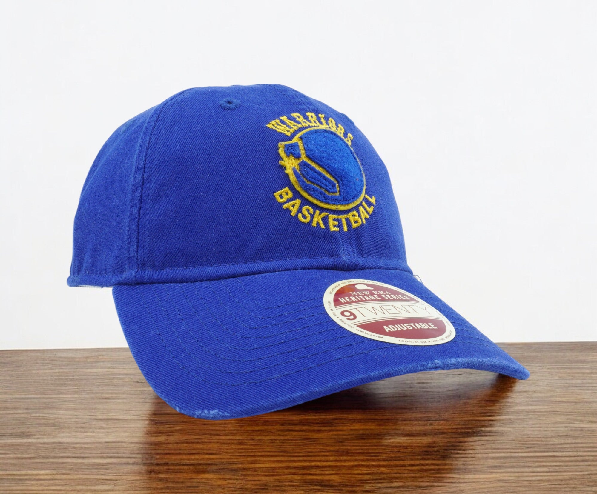 [11799004] Mens New Era NBA GSW Warriors Rugged Patcher 9Twenty Strapback