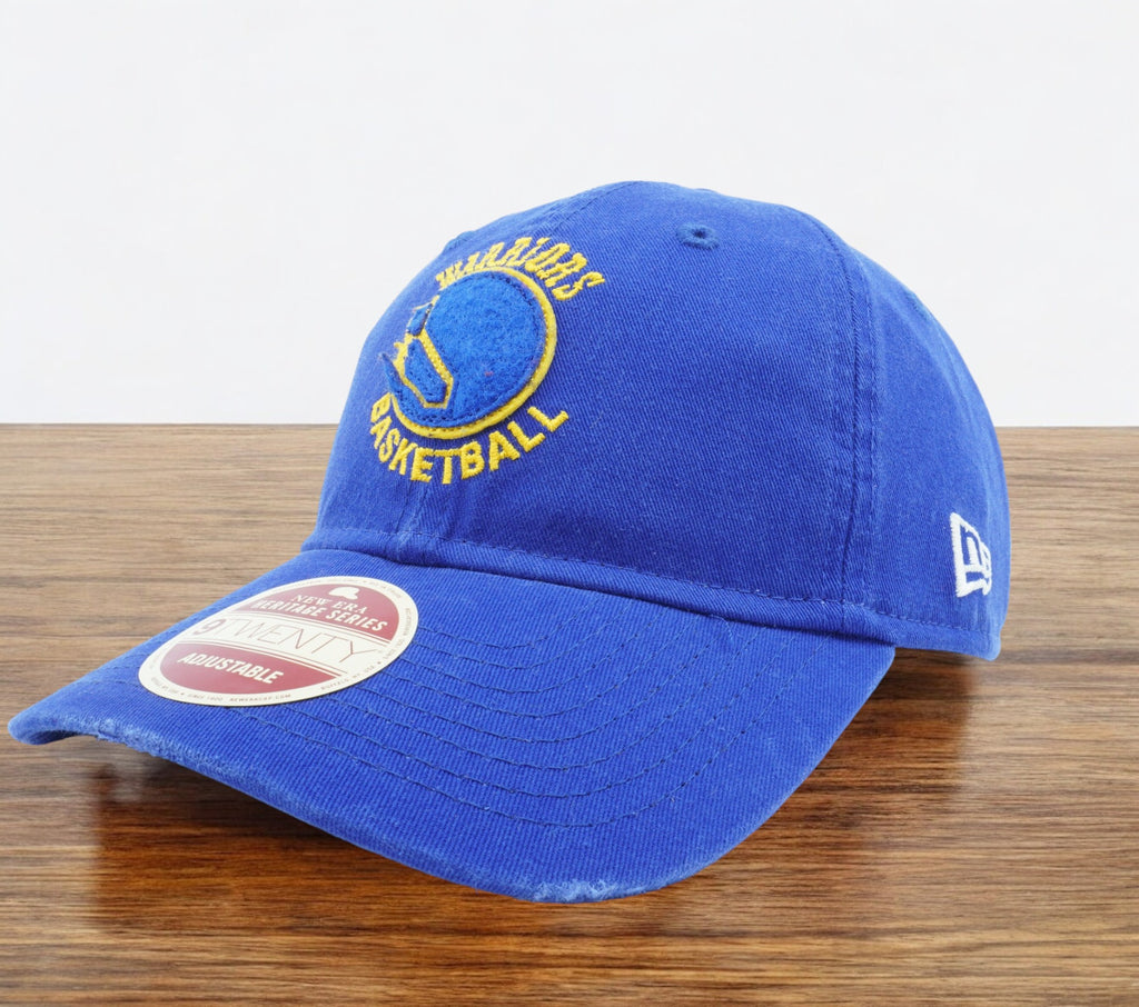 [11799004] Mens New Era NBA GSW Warriors Rugged Patcher 9Twenty Strapback