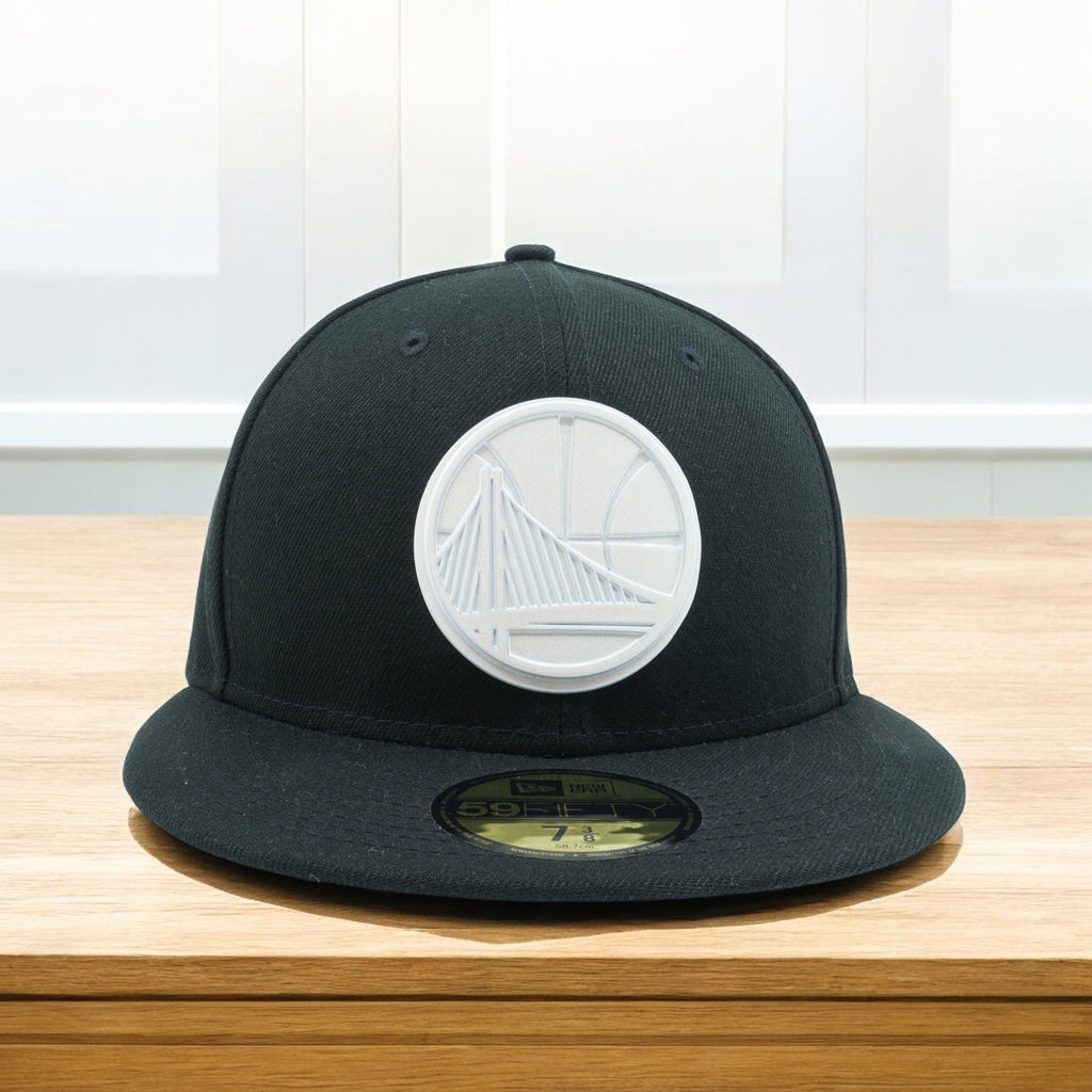 [80529478] Mens New Era NBA Golden State Warriors Polished Logo 59Fifty Fitted
