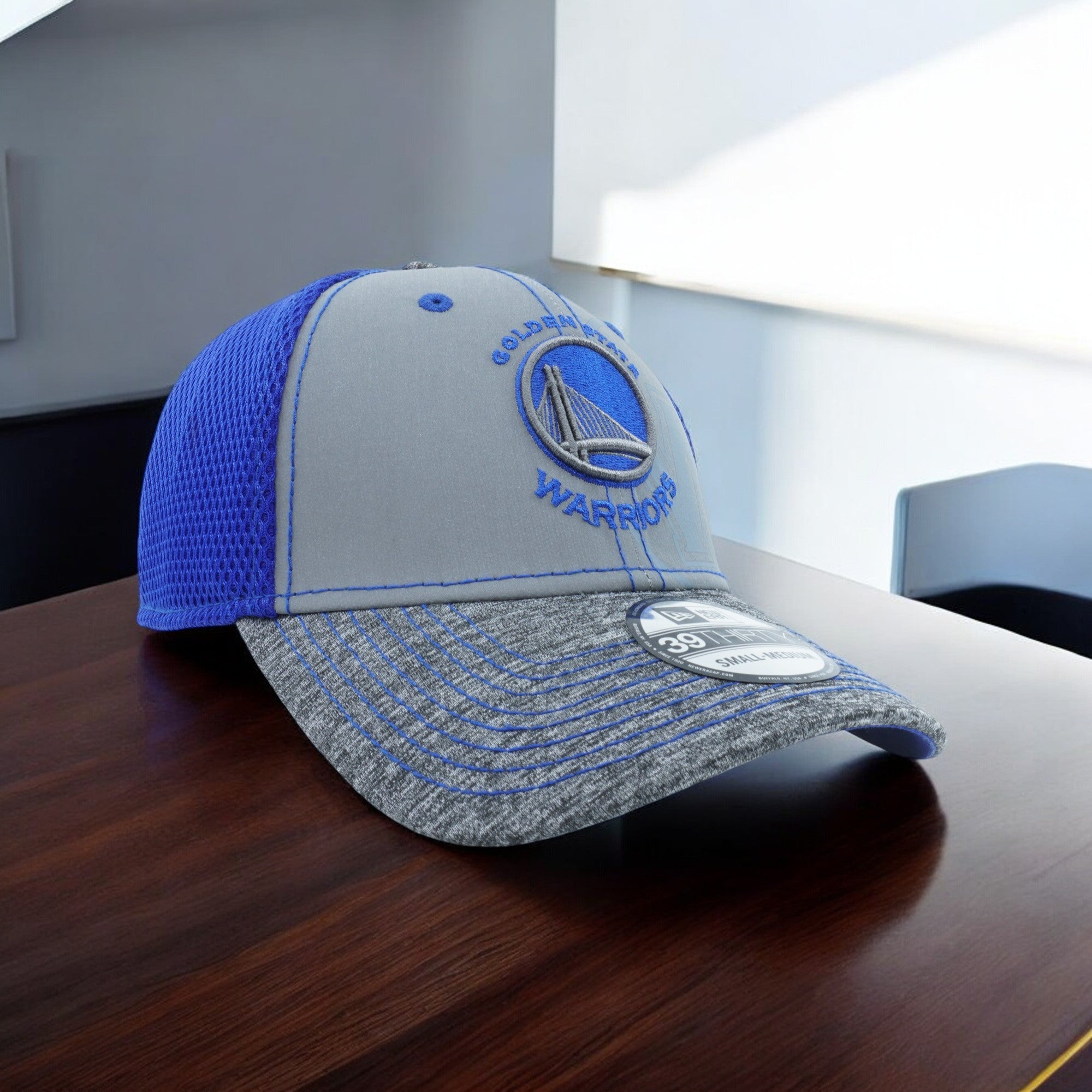 [80450269] Mens New Era NBA Golden State Warriors Shadow Flect 39Thirty Fitted