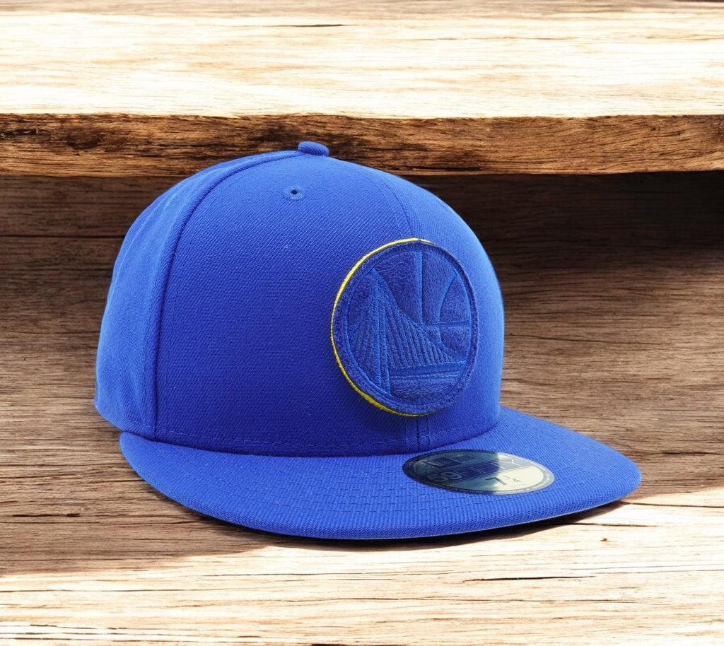 [80627300] Mens New Era NBA Golden State Warriors Suede Patcher 59Fifth