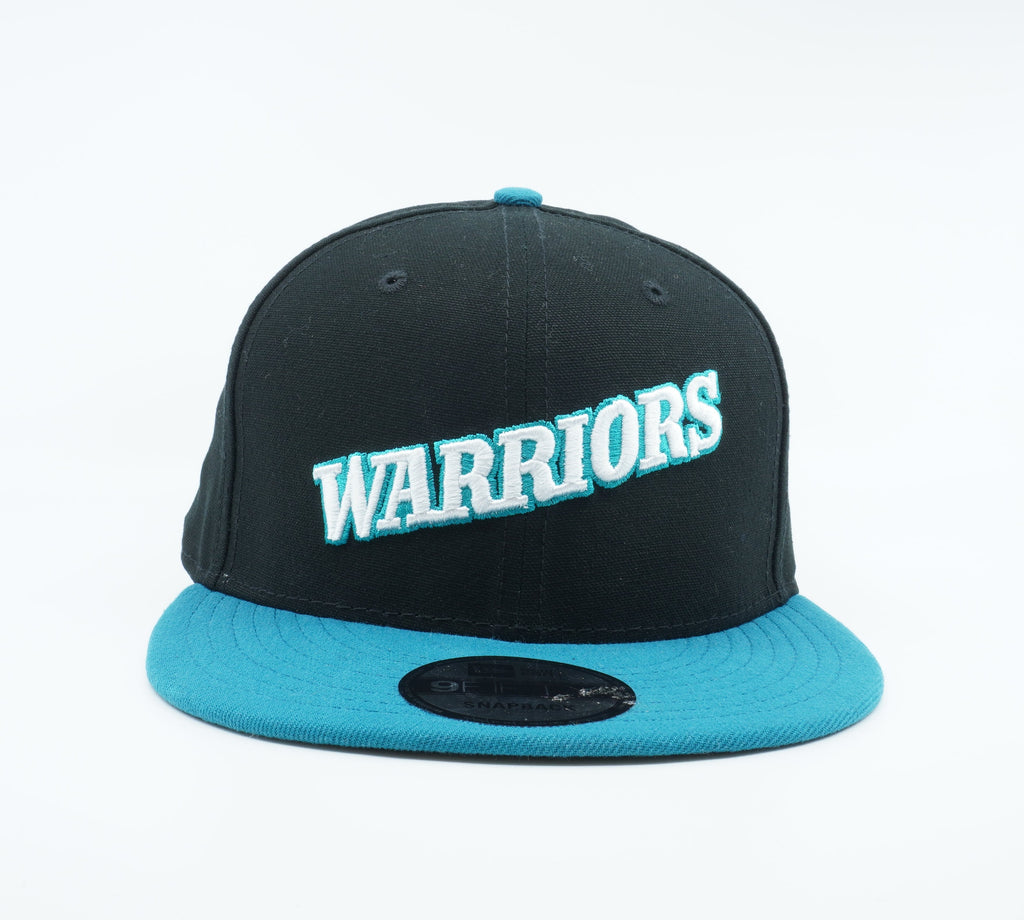 [70379635] Mens New Era NBA GSW Warriors Logo Warriors Turquoise 950 Snapback