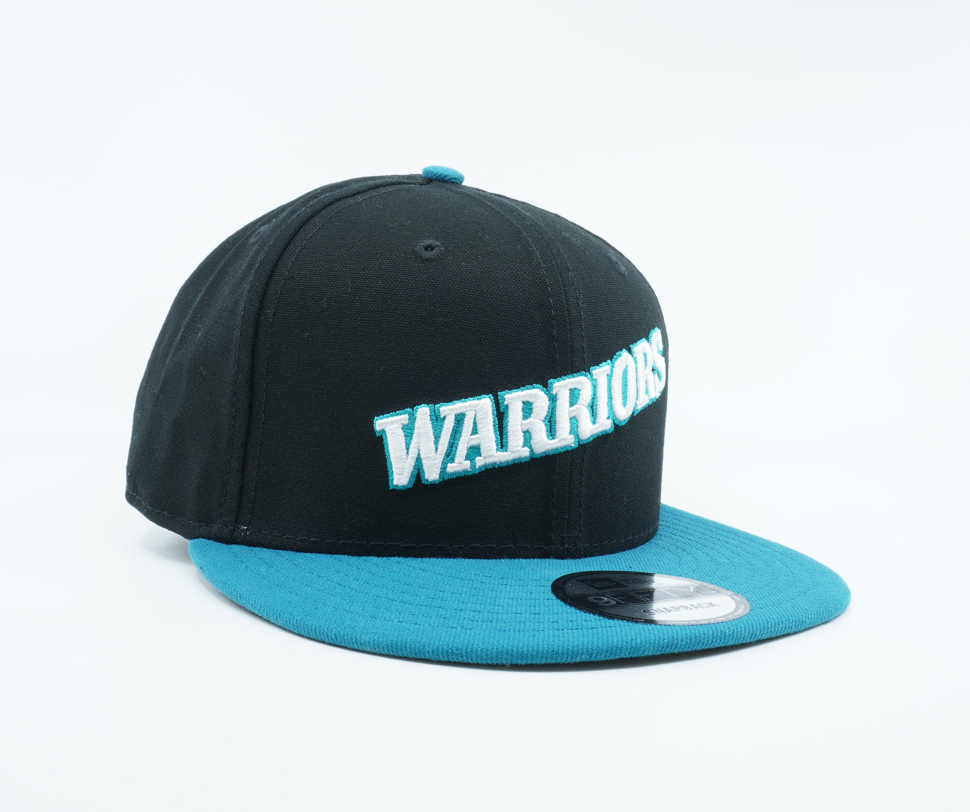 [70379635] Mens New Era NBA GSW Warriors Logo Warriors Turquoise 950 Snapback