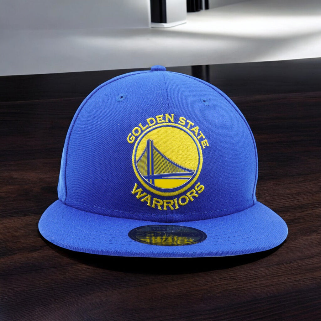 [11820921] Mens New Era NBA Golden State Warriors Metal Thread 59Fifty