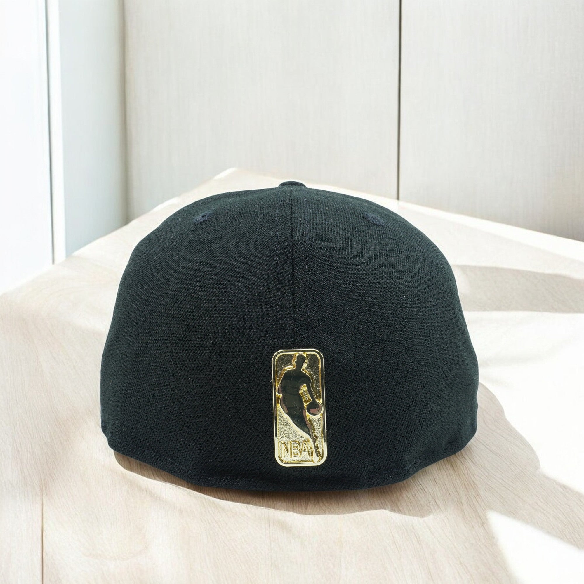 [80569916] Mens New Era NBA Golden State Warriors Golden Finish Logo 59Fifty