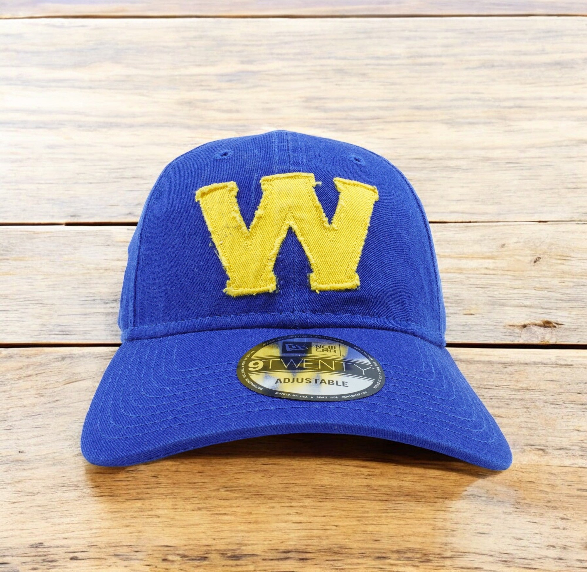 [11828507] Mens New Era NBA Golden State Warriors Capital Hit 9Twenty Strapback