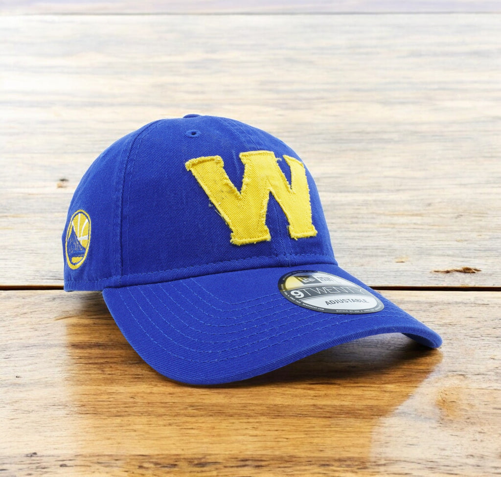 [11828507] Mens New Era NBA Golden State Warriors Capital Hit 9Twenty Strapback