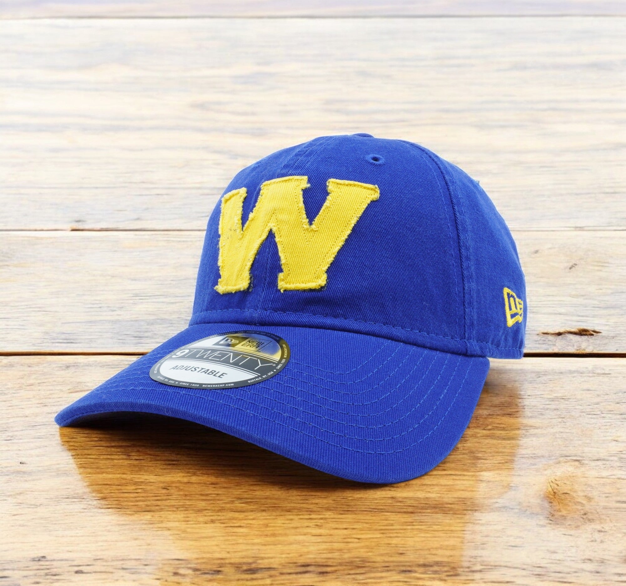 [11828507] Mens New Era NBA Golden State Warriors Capital Hit 9Twenty Strapback