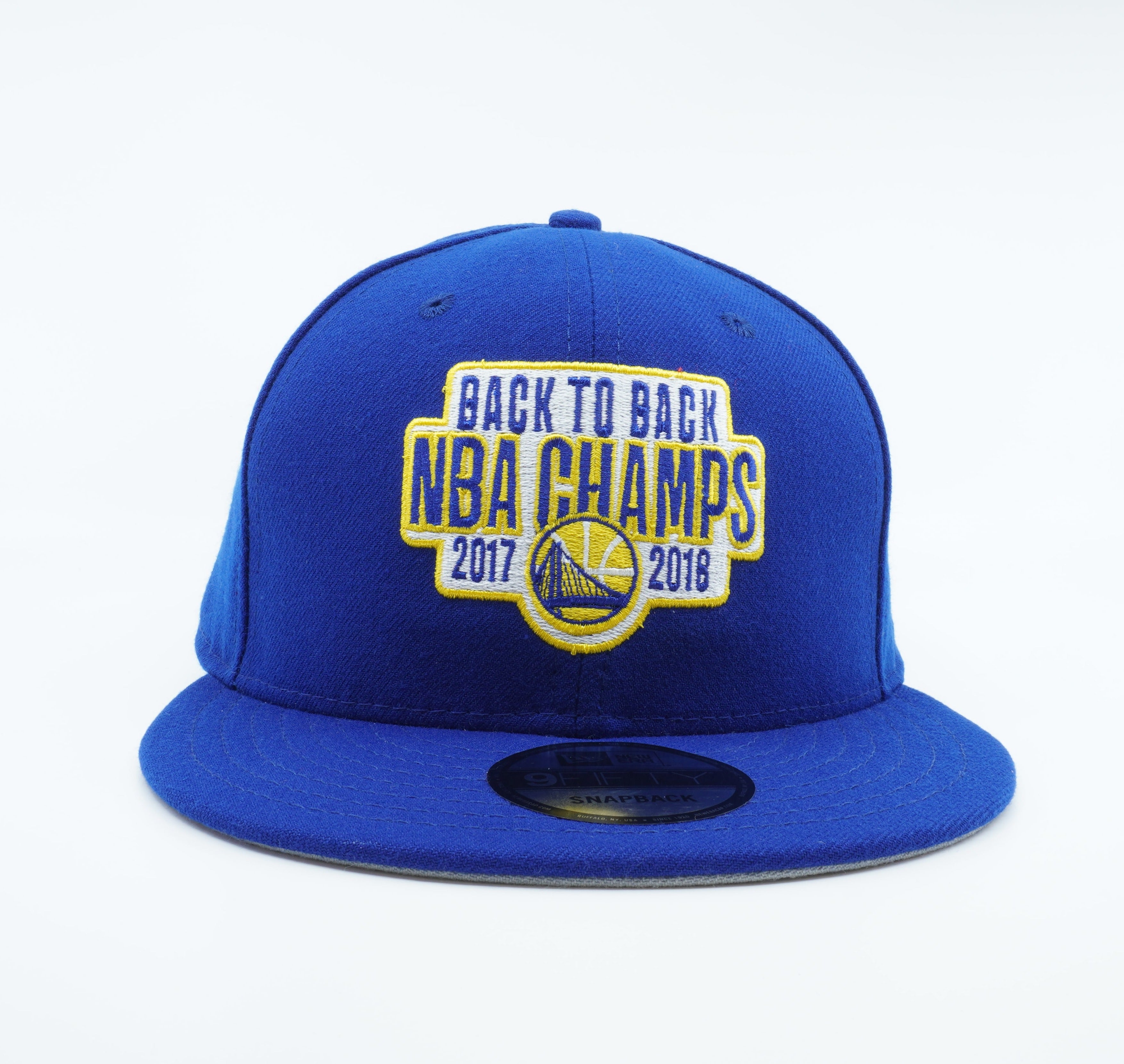 [70470472] Mens New Era NBA GSW Warriors Back to Back Champs 17/18 950 Snapback