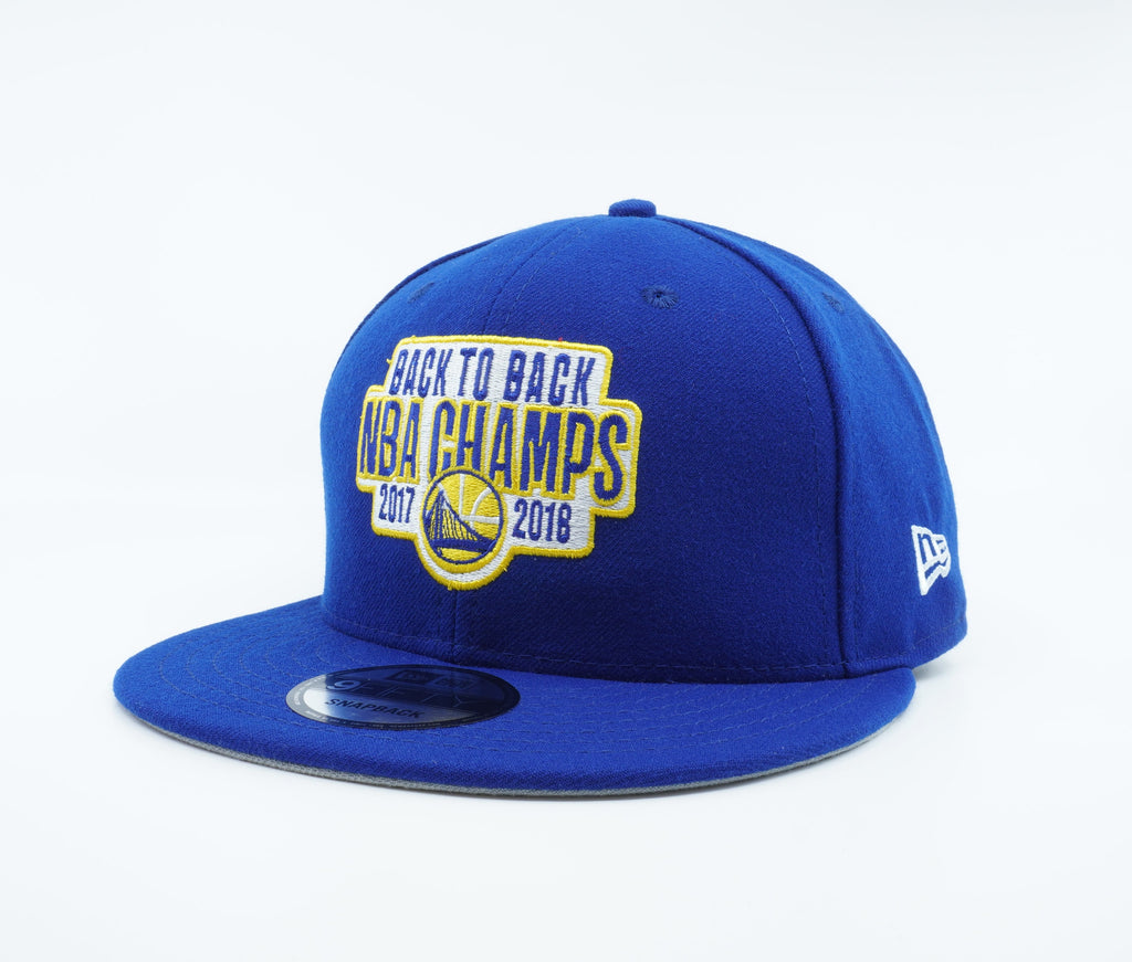 [70470472] Mens New Era NBA GSW Warriors Back to Back Champs 17/18 950 Snapback