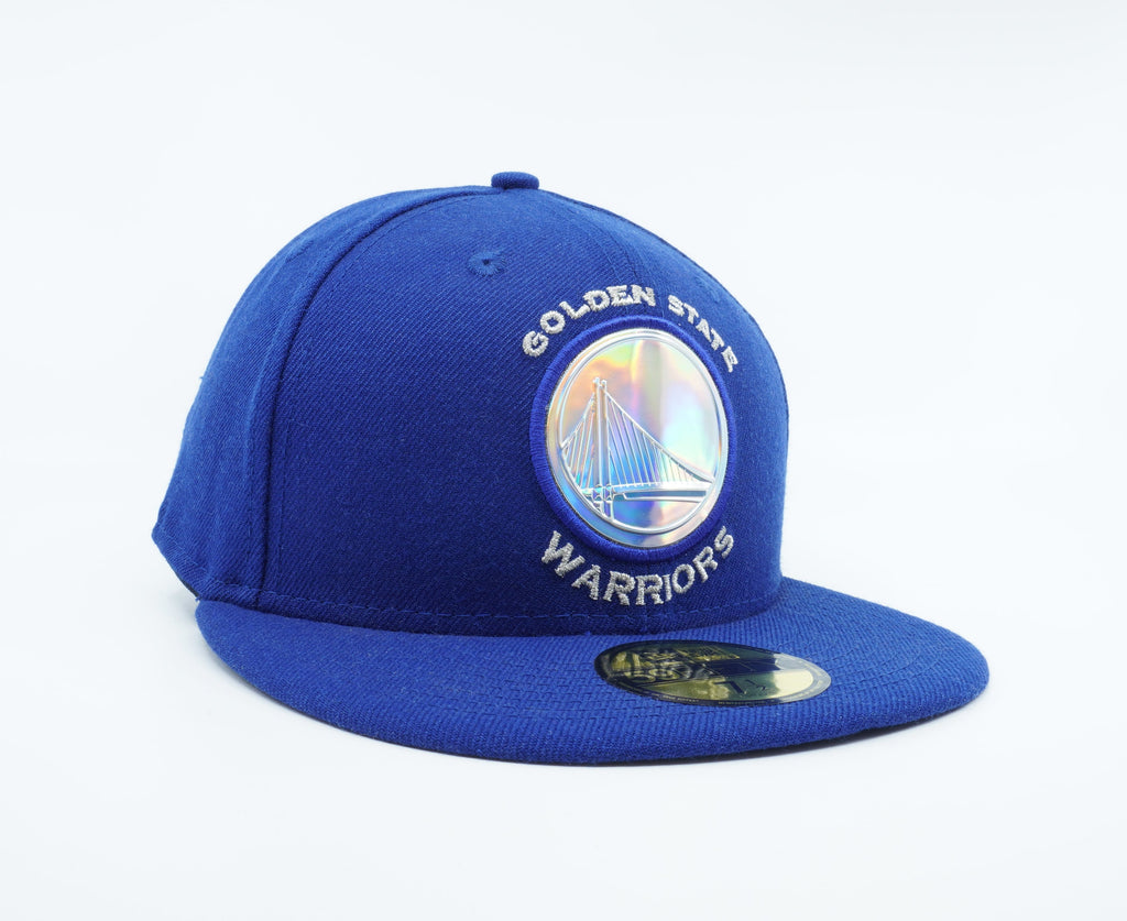 [11376521] Mens New Era NBA Golden State Warriors Team Iridescent 59Fifty Fitted