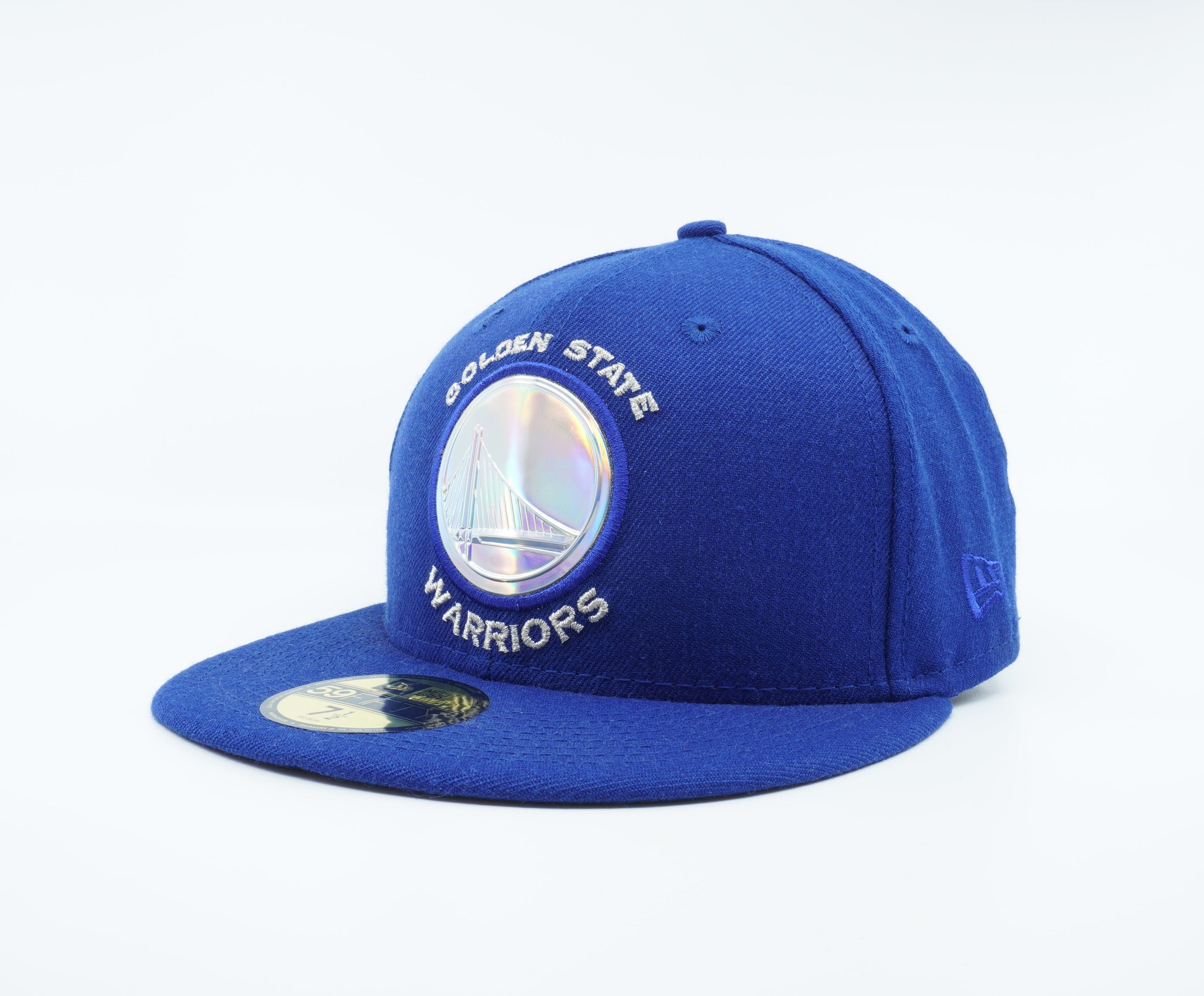 [11376521] Mens New Era NBA Golden State Warriors Team Iridescent 59Fifty Fitted