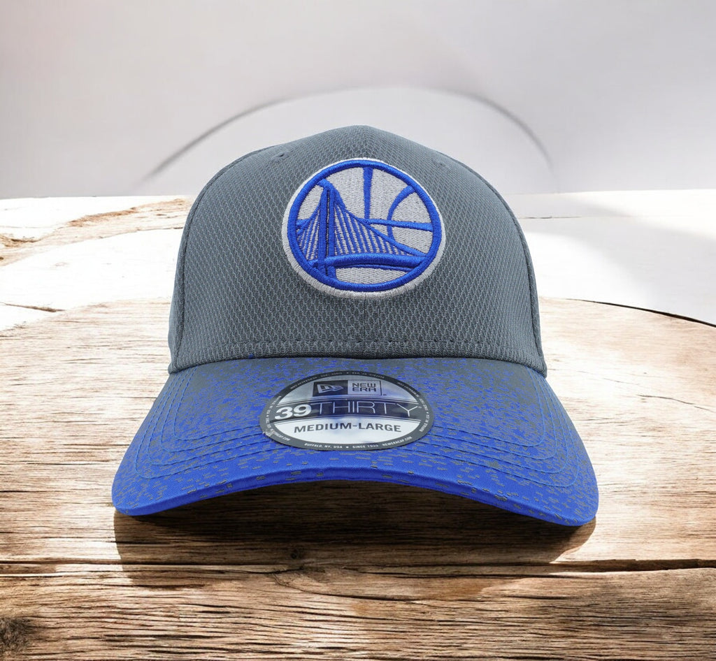 [80675657] Mens New Era NBA Golden State Warriors Visor Blur 39Thity Fitted