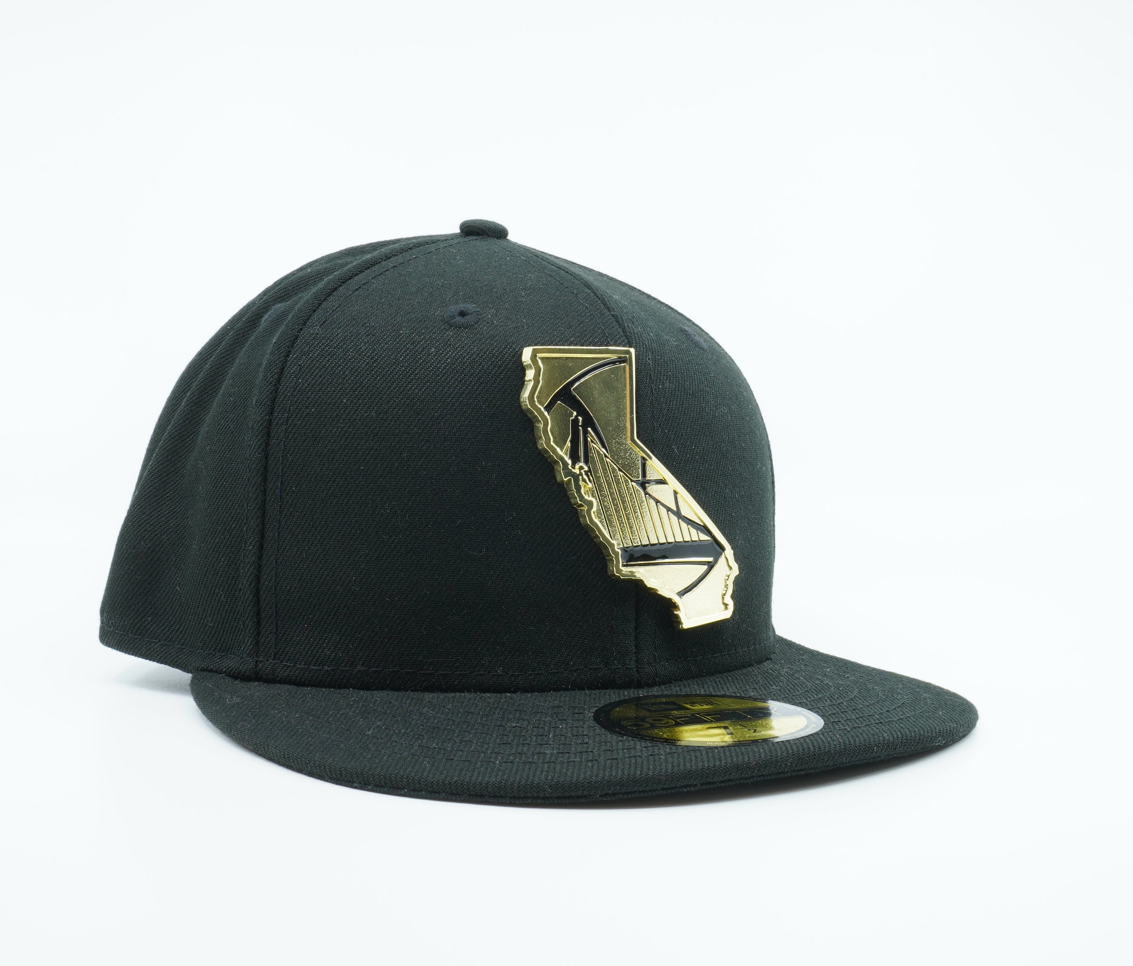 [80633025] Mens New Era NBA Golden State Warriors Gold Stated 59Fifty