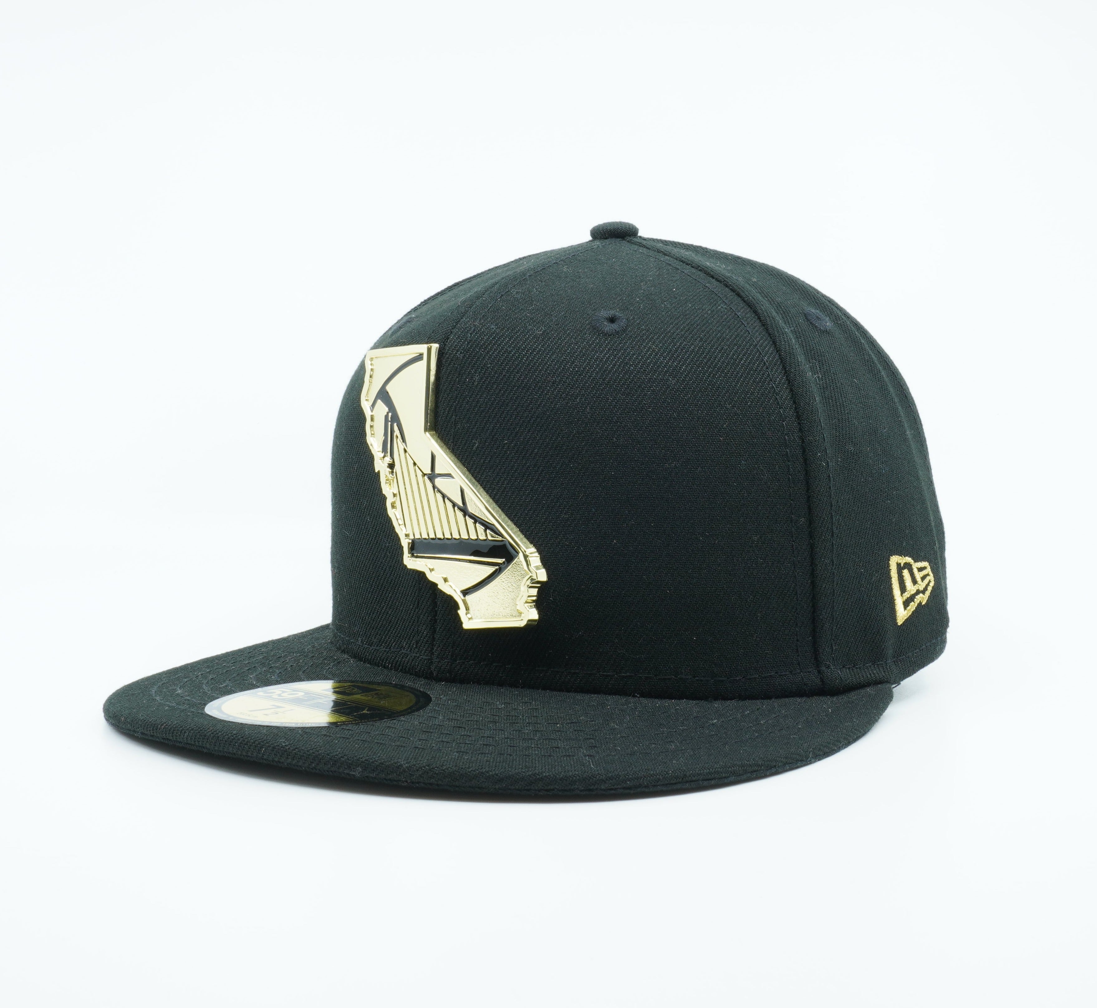 [80633025] Mens New Era NBA Golden State Warriors Gold Stated 59Fifty