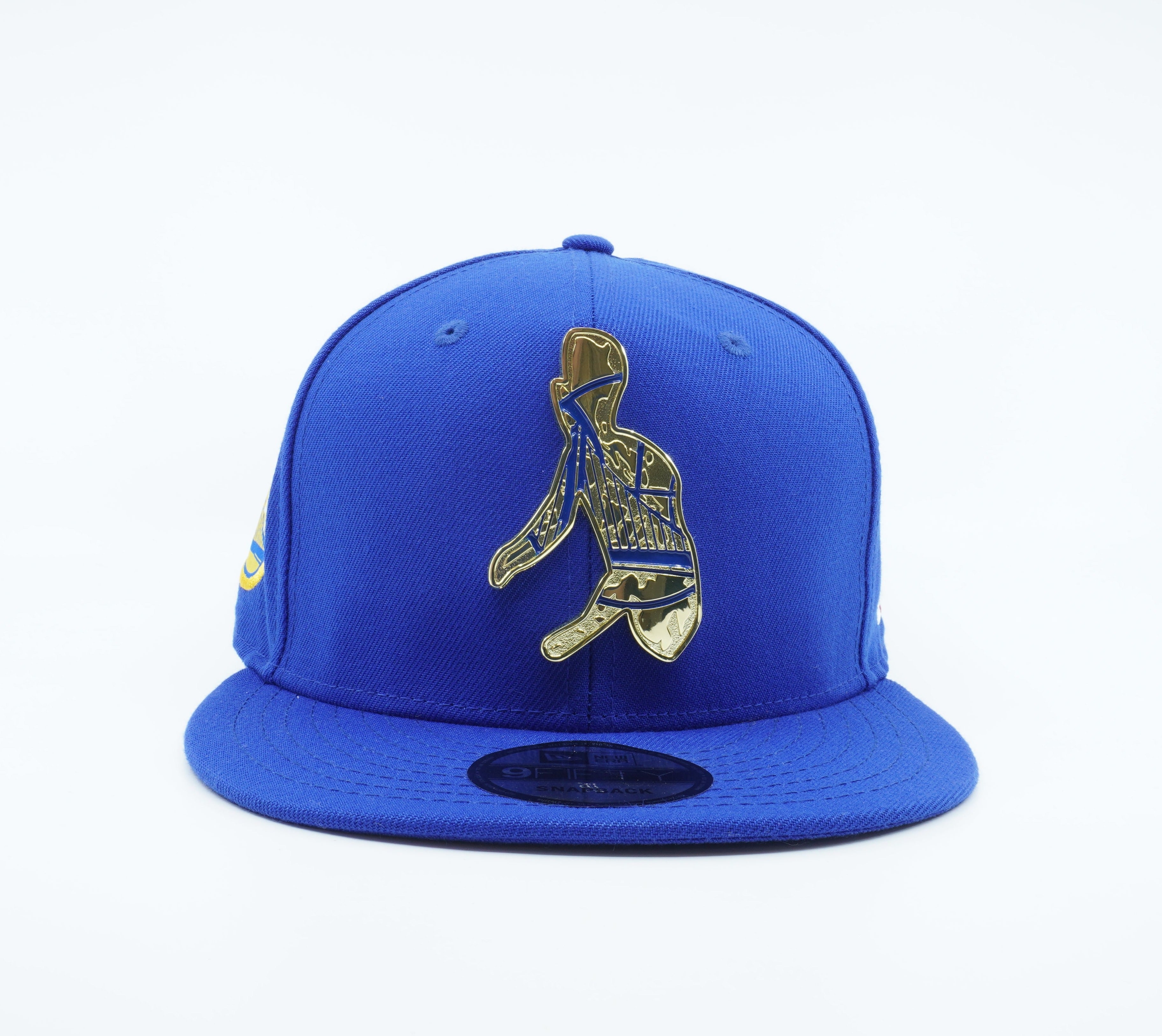 [11916393] Mens New Era NBA Golden State Warriors Gold Stated 950 Snapback