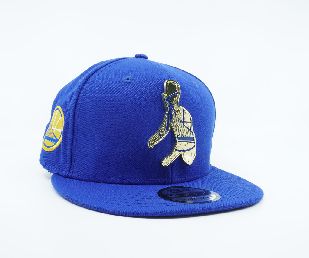 [11916393] Mens New Era NBA Golden State Warriors Gold Stated 950 Snapback