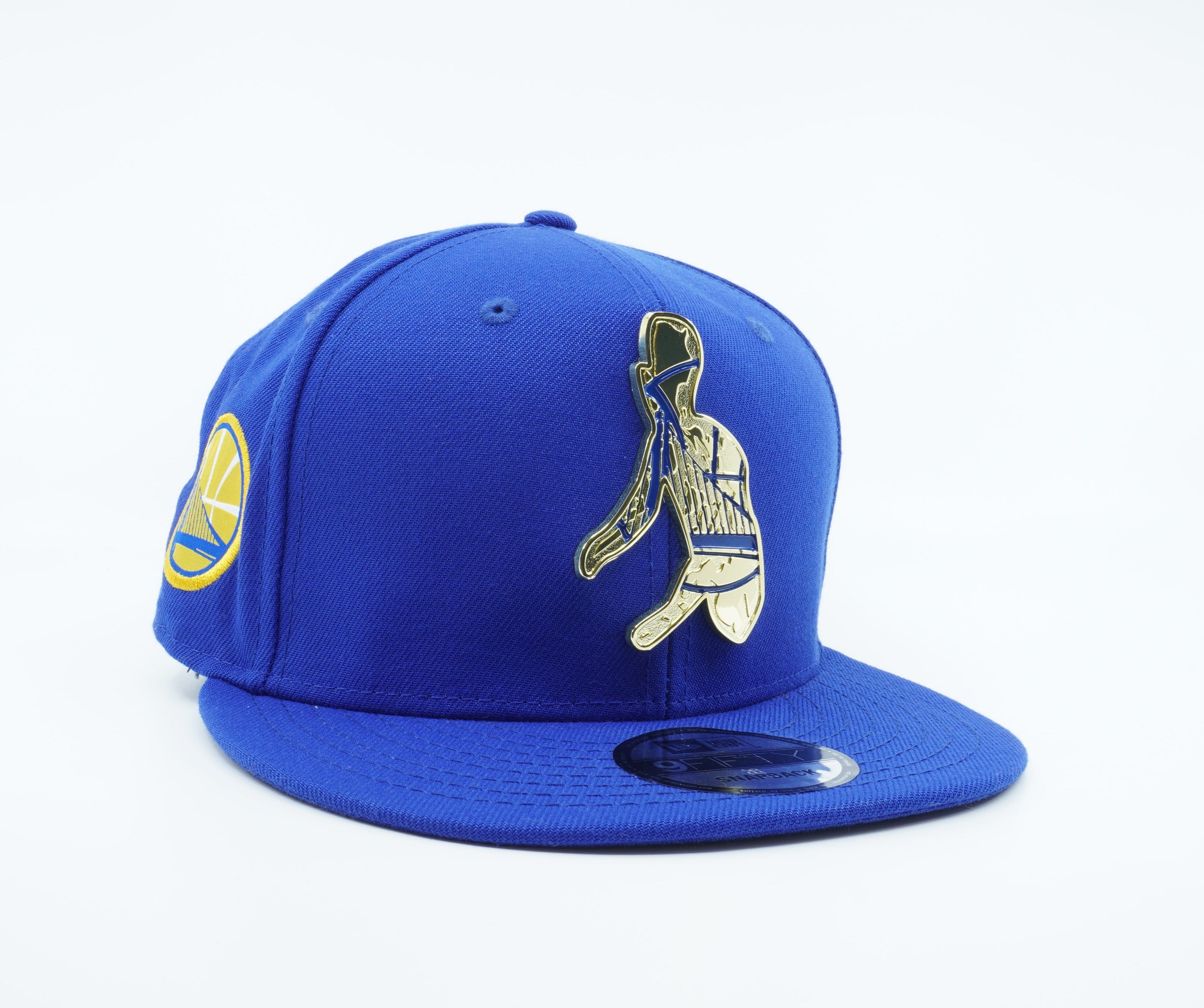 [11916393] Mens New Era NBA Golden State Warriors Gold Stated 950 Snapback
