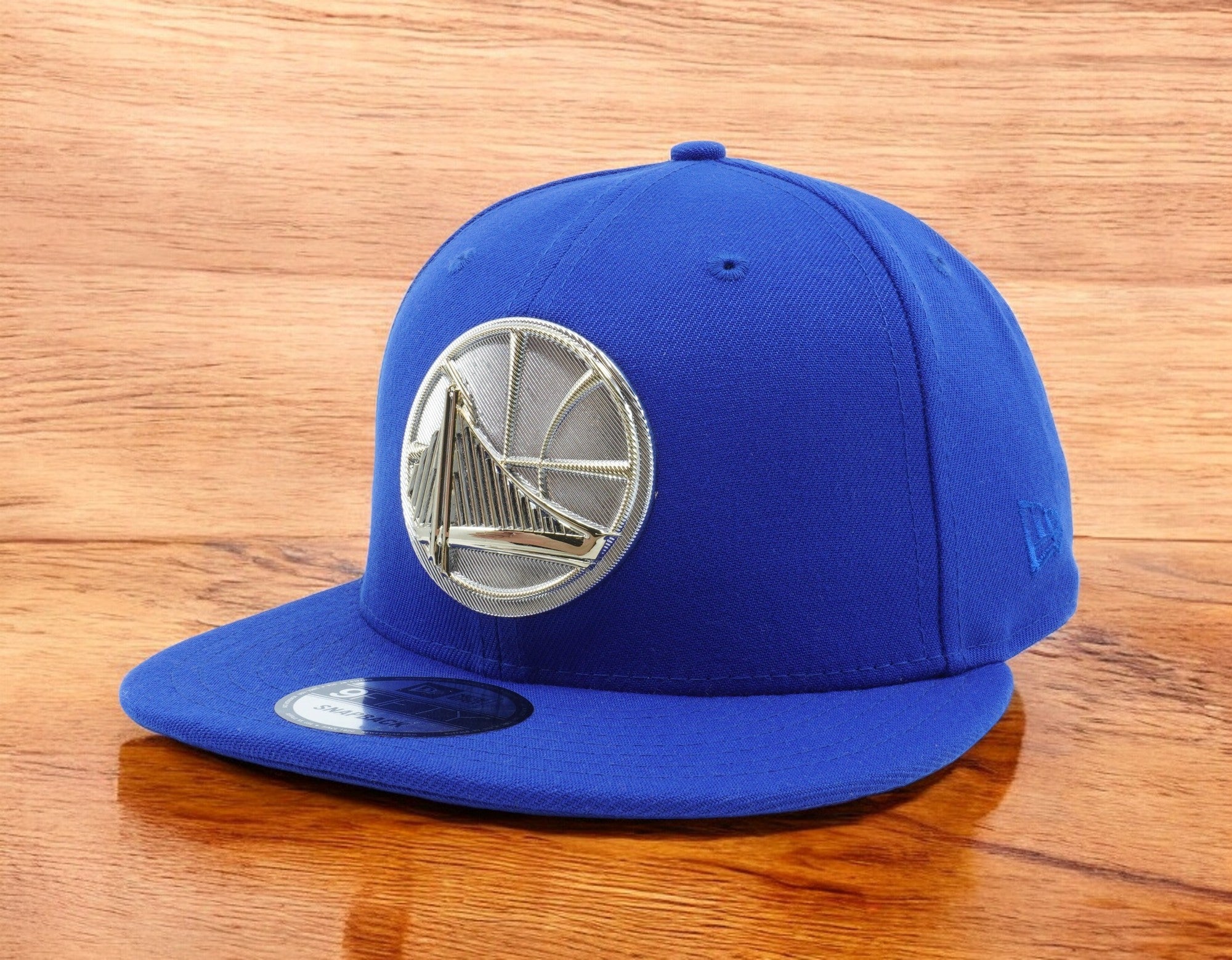 [11874489] Mens New Era NBA Golden State Warriors Team Crest Metal 950 Snapback