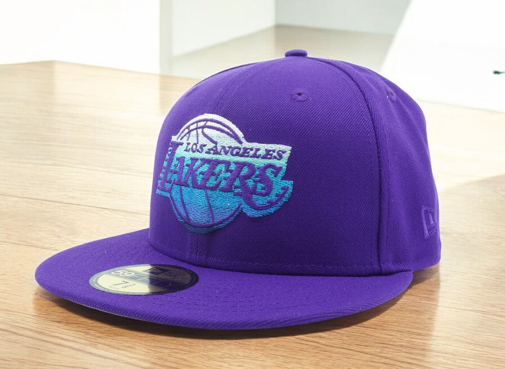 [60417721] Mens New Era NBA LA LAKERS 5950 GRADIENT OTC FITTED - PURPLE