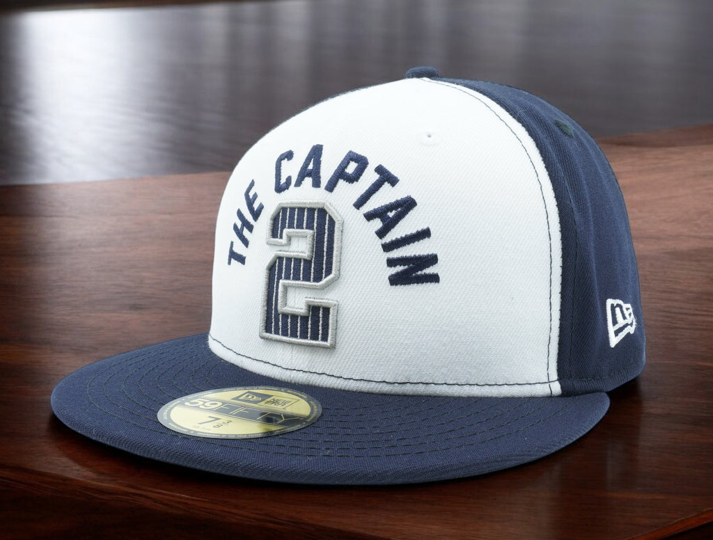 [70569237] Mens New Era MLB NY YANKEES 5950 DEREK JETER THE CAPTAIN - NAVY/WHITE