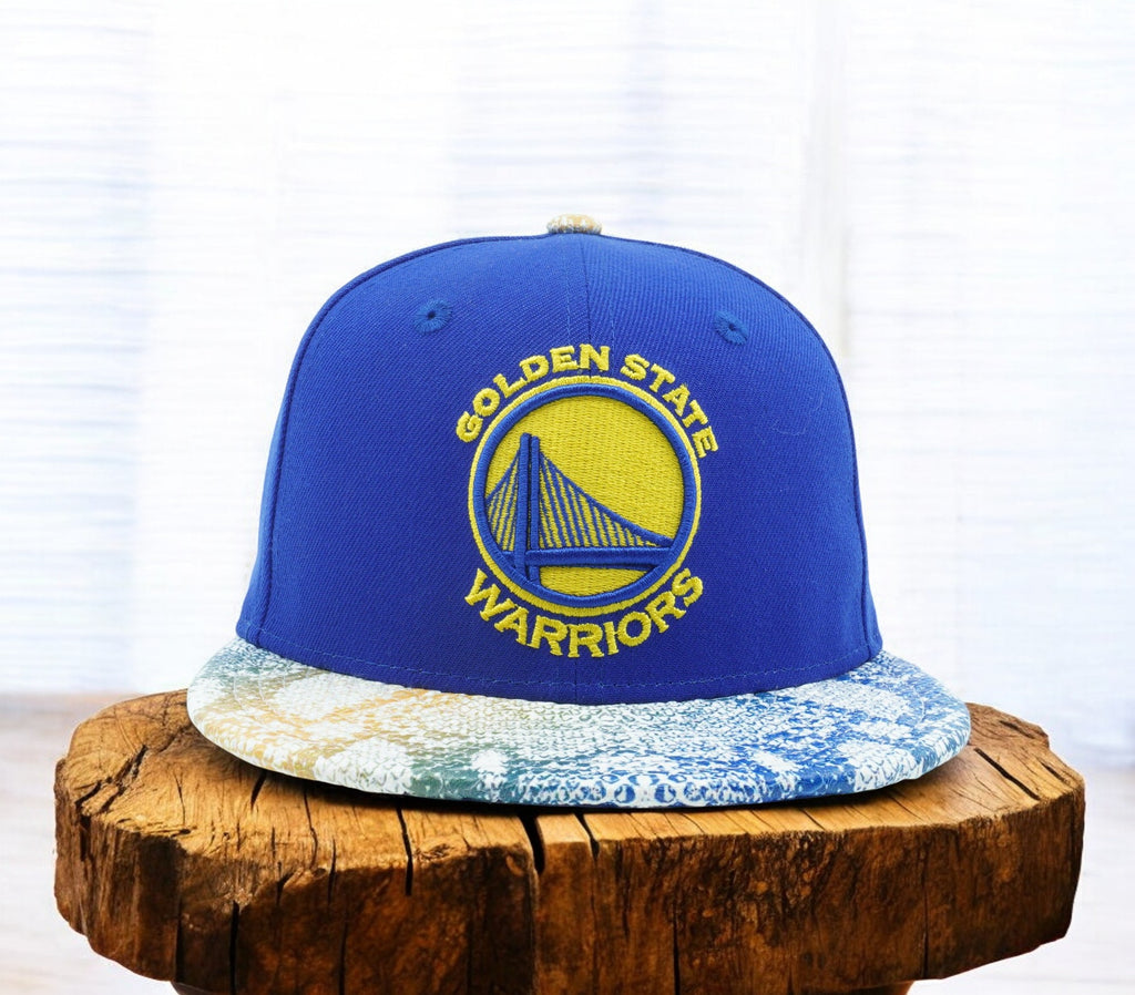 [VISORCRAZE] Youth New Era NBA GS WARRIORS 950 VISOR CRAZE SNAPBACK - BLUE
