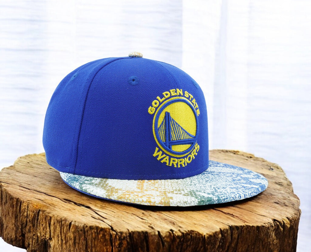 [VISORCRAZE] Youth New Era NBA GS WARRIORS 950 VISOR CRAZE SNAPBACK - BLUE