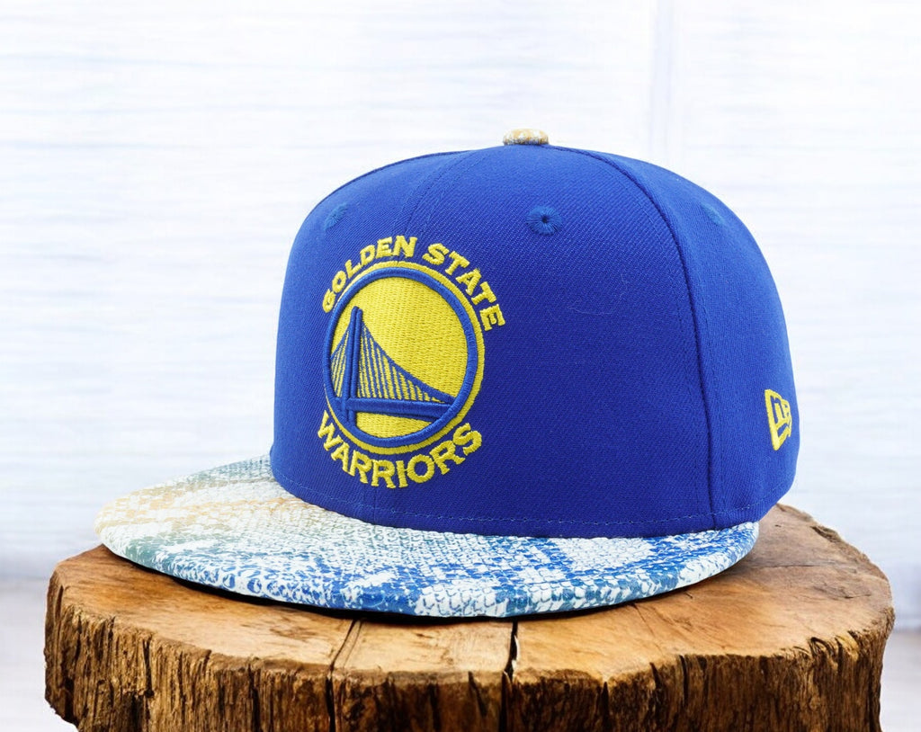 [VISORCRAZE] Youth New Era NBA GS WARRIORS 950 VISOR CRAZE SNAPBACK - BLUE