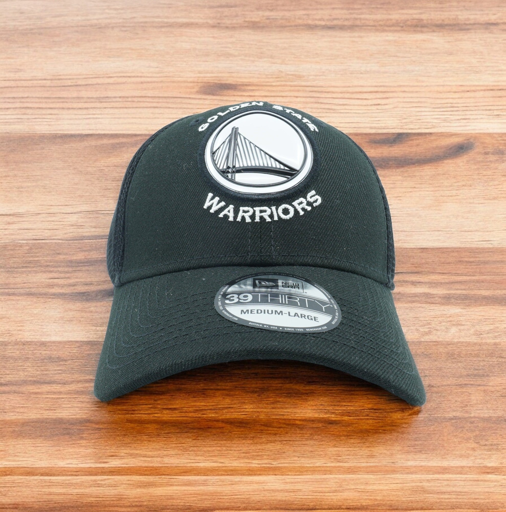 [11820247] Mens New Era NBA Golden State Warriors Fan Mesh 39Thirty Fitted