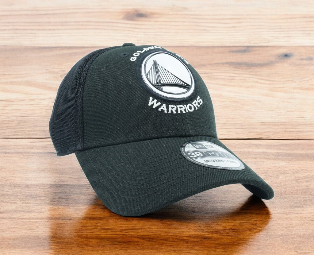 [11820247] Mens New Era NBA Golden State Warriors Fan Mesh 39Thirty Fitted
