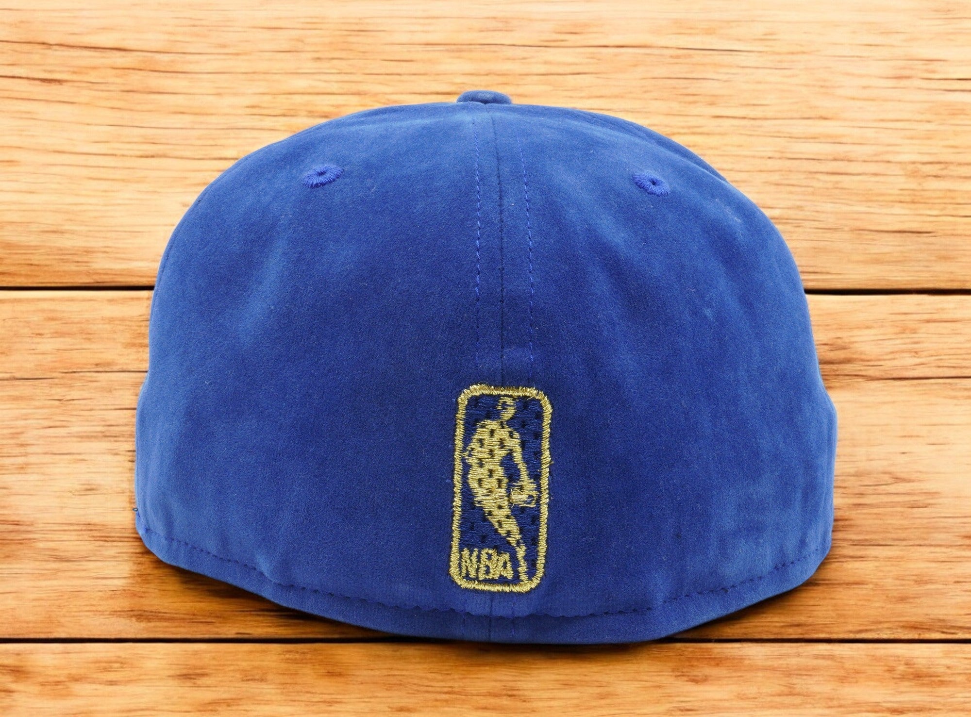 [11798112] Mens New Era NBA Golden State Warriors Vivid Velvet Suede 59Fifty